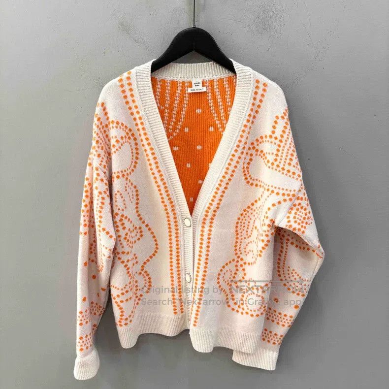 Hermes Hermes Cashmere Open Cardigan Knit Jacket Size XS / US 0-2 / IT 36-38 - 1 Thumbnail