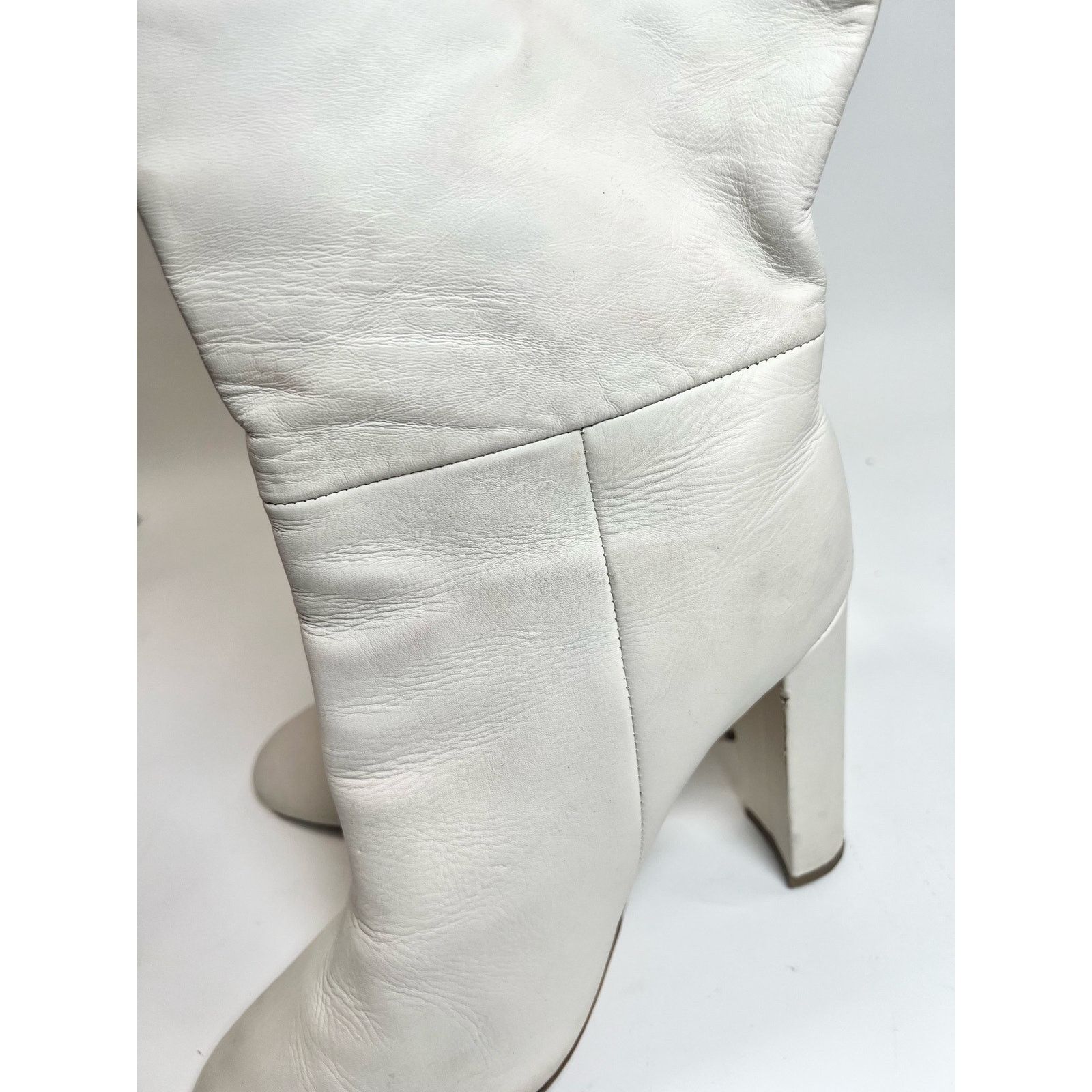 Designer Tony Bianco Jester Scrunch Boot in Milk Denver size 8 $265 Size US 8 / IT 38 - 13 Thumbnail