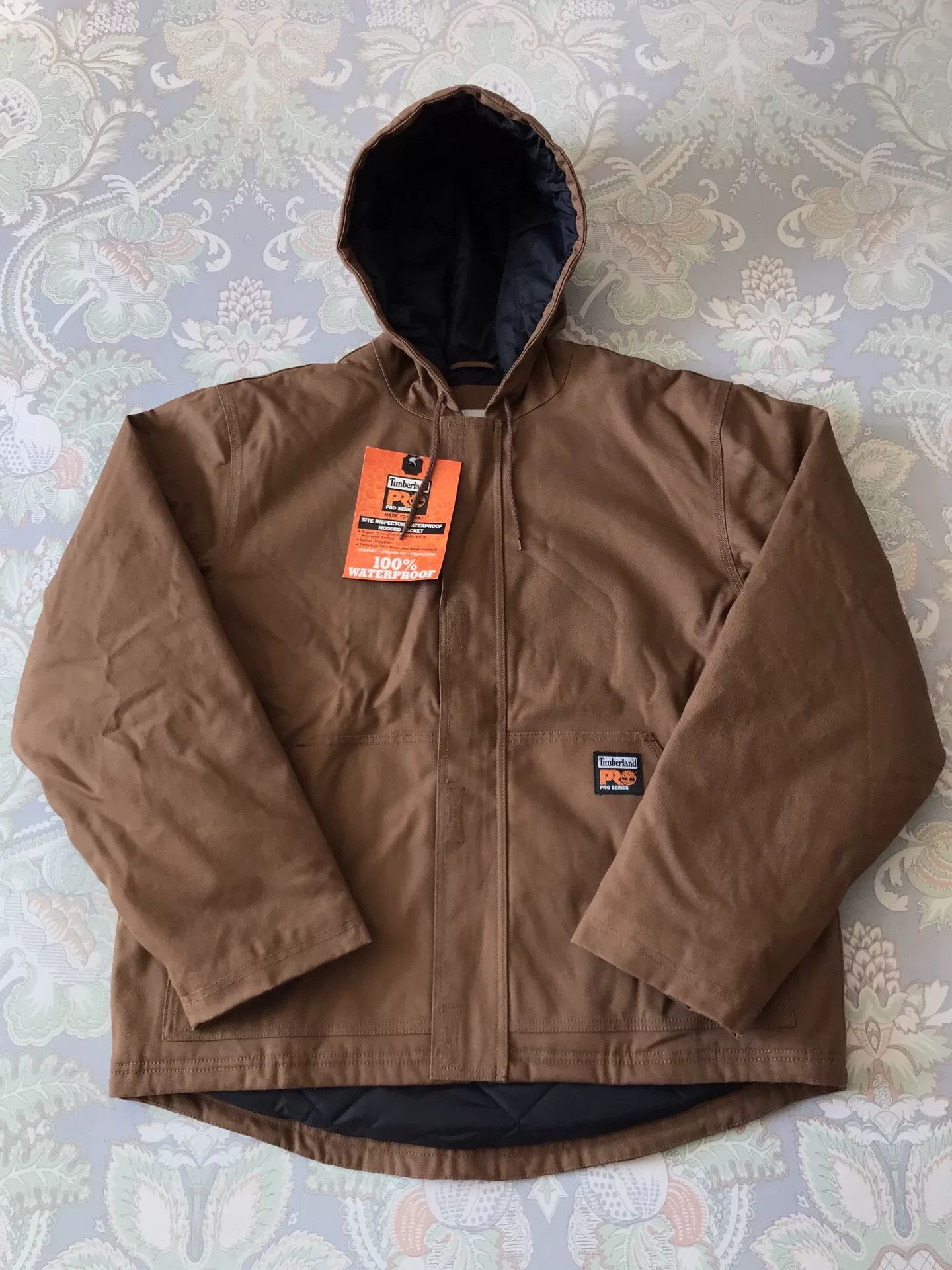 Timberland Timberland PRO Nylon Quilted Hooded Jacket Size US L / EU 52-54 / 3 - 1 Thumbnail