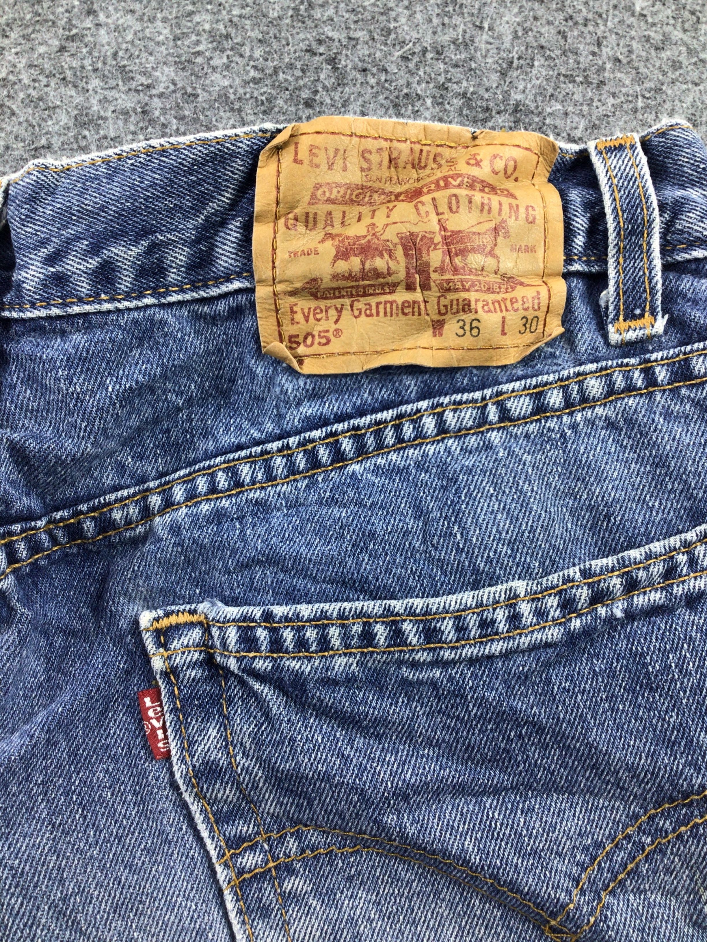 Levi's Vintage Levi's 505 Jeans Faded Blue Denim KJ200 Size US 33 - 5 Thumbnail
