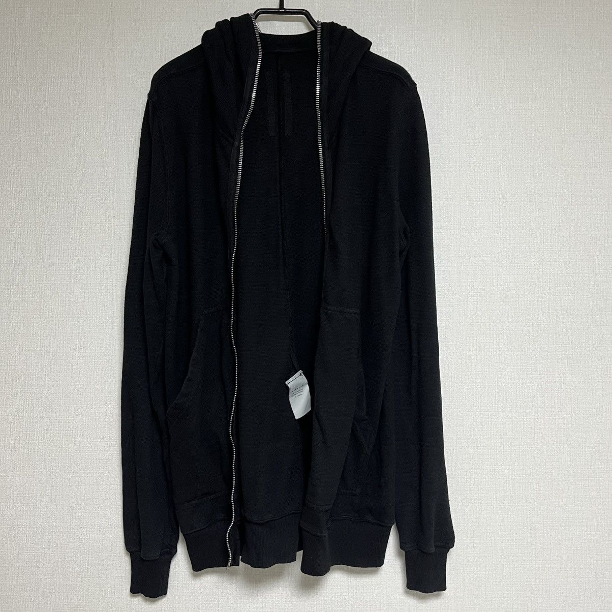 Rick Owens Drkshdw BLACK FULL ZIP GIMP HOODIE Size US S / EU 44-46 / 1 - 2 Thumbnail
