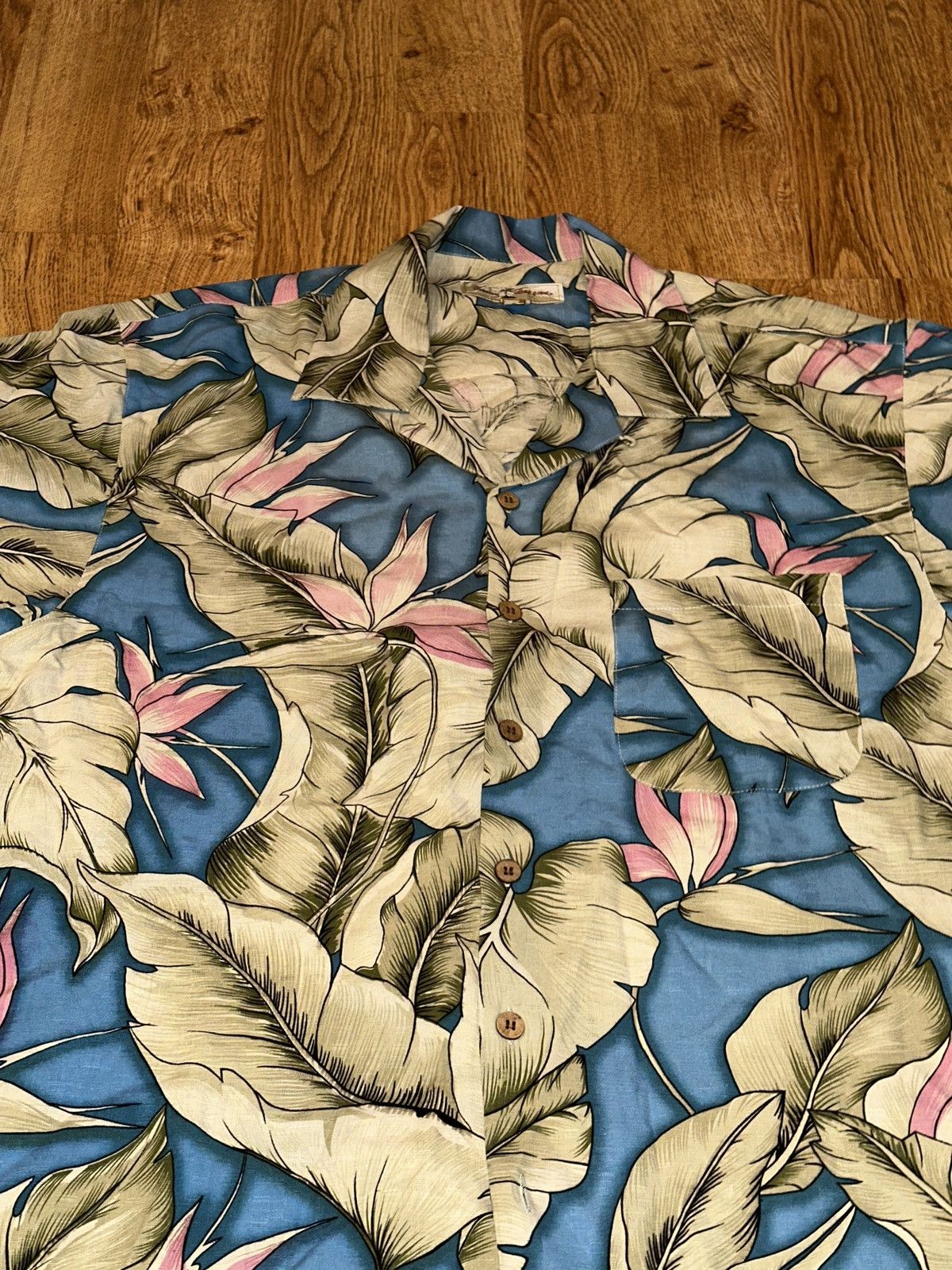 Tommy Bahama Tommy Bahama 100% Silk Floral Hawaiian Beach Camp Shirt LRG Size US L / EU 52-54 / 3 - 3 Thumbnail
