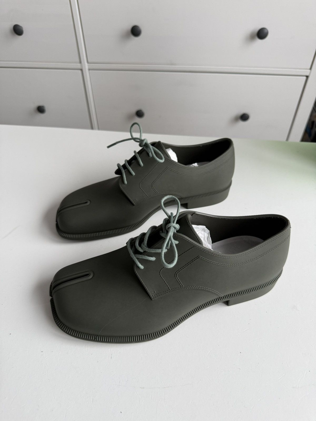 Designer × Maison Margiela Maison Margiela tabi derby loafers shoes US7 designer opium Size US 7 / EU 40 - 3 Thumbnail