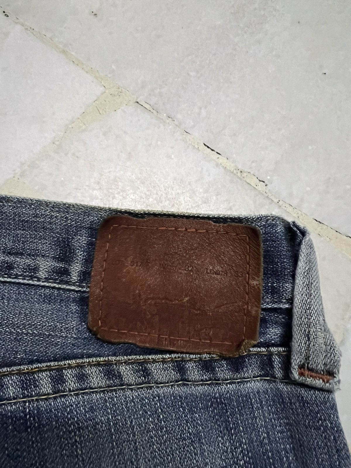 Levi's 💥Flare💥Vintage Levis 517 Stone Wash Distress Jean Size US 31 - 17 Thumbnail