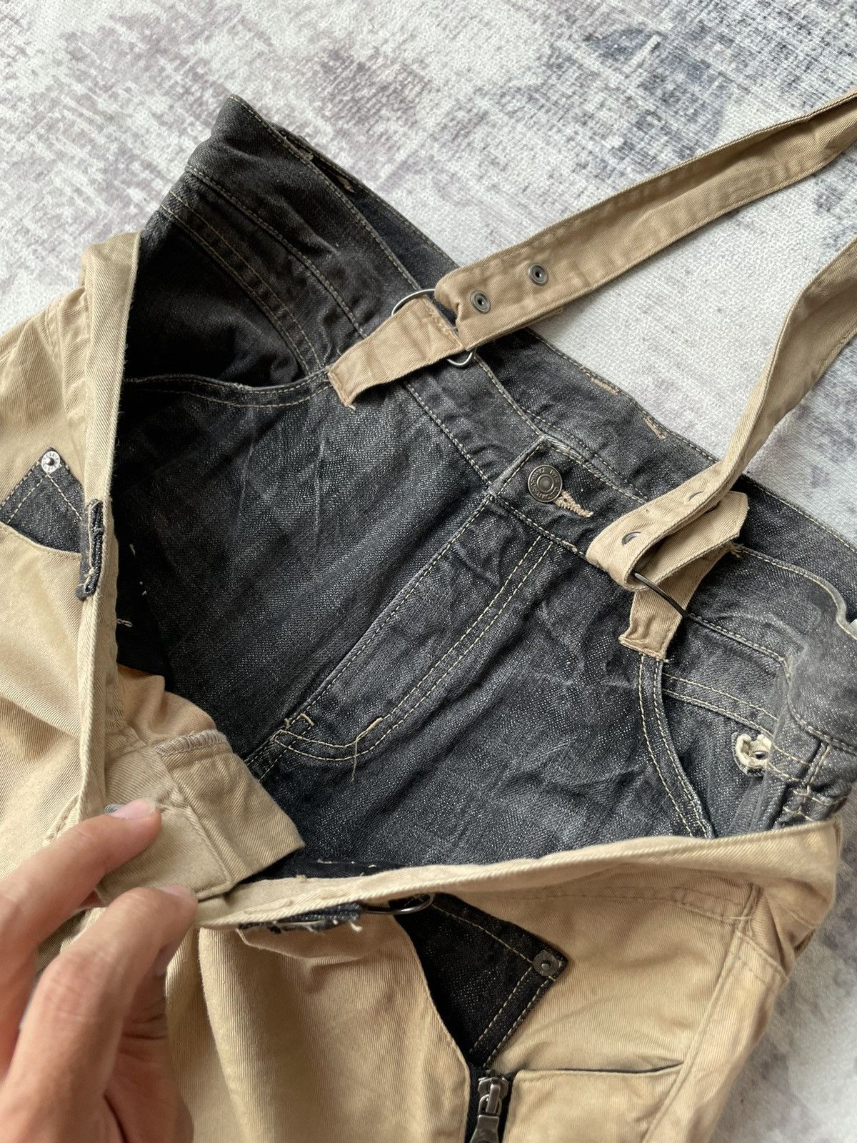 PPFM PPFM Double Waist Punk Bondage Short Pants Size US 34 / EU 50 - 9 Thumbnail