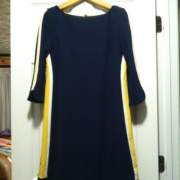 image of Vince Camuto Women's New Navy polyester Dress Size:12 (Size XL)