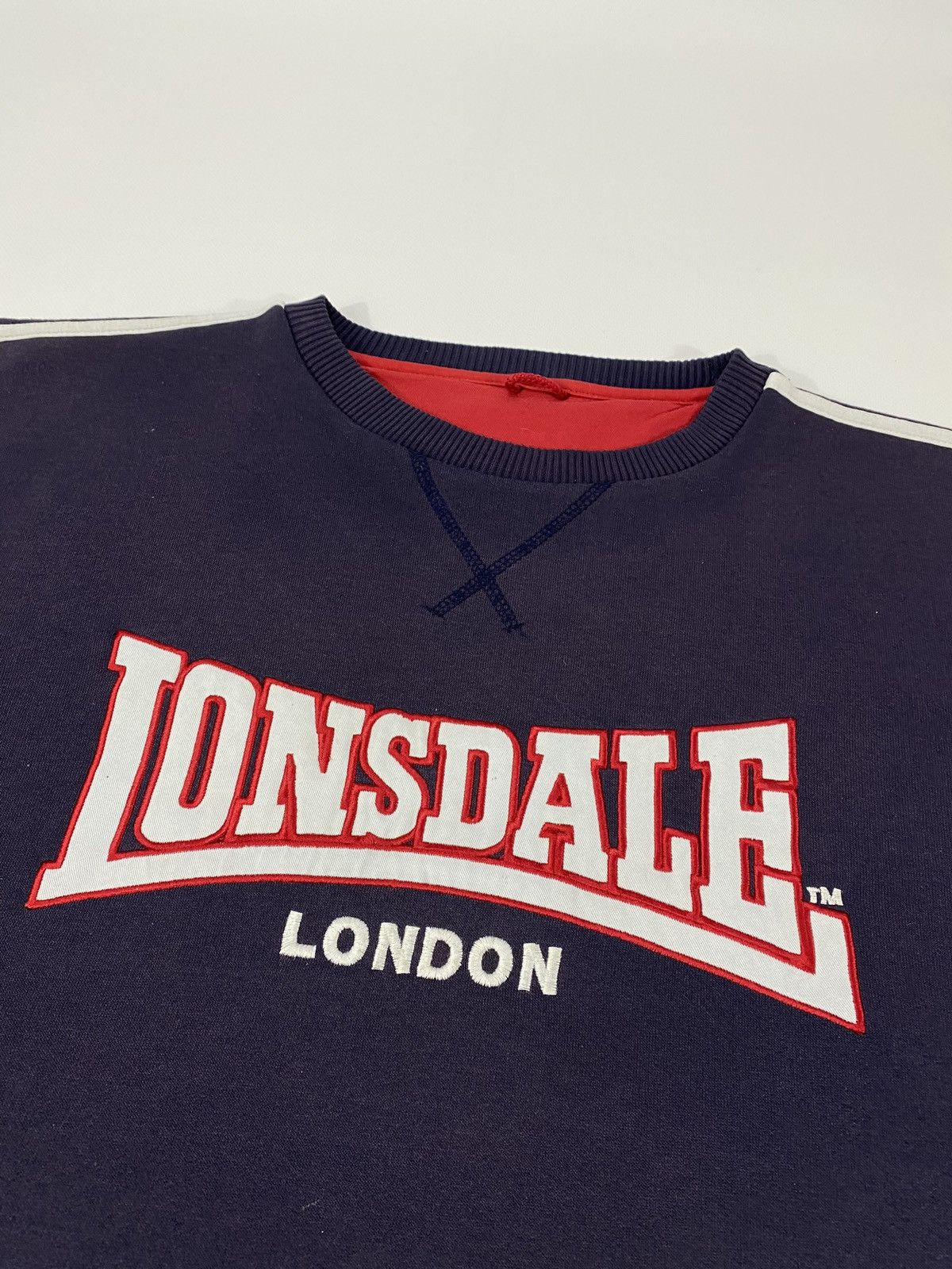 Lonsdale 🔥LASTDROP🔥 Vintage Lonsdale London Baggy Oversize Sweatshirt Size US XL / EU 56 / 4 - 4 Thumbnail