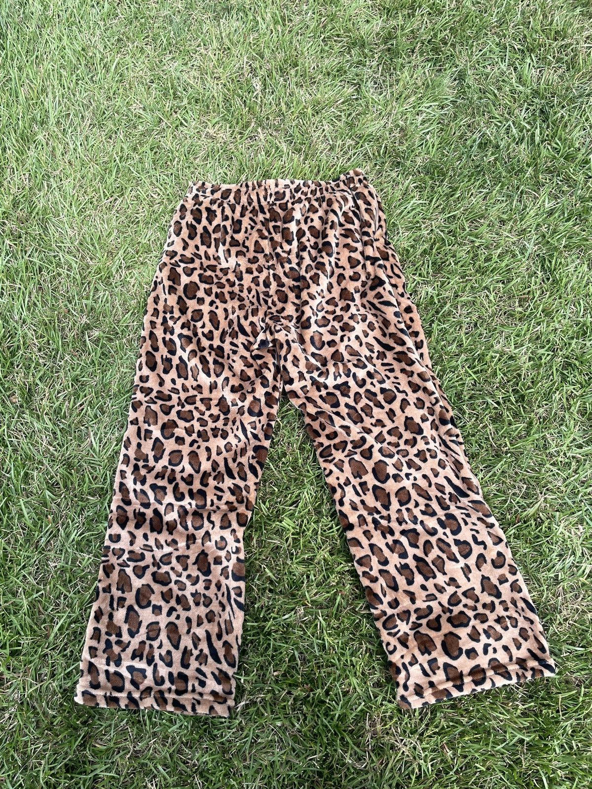 Japanese Brand × Vintage Cheetah print sweatpants Size US 32 / EU 48 - 1 Thumbnail