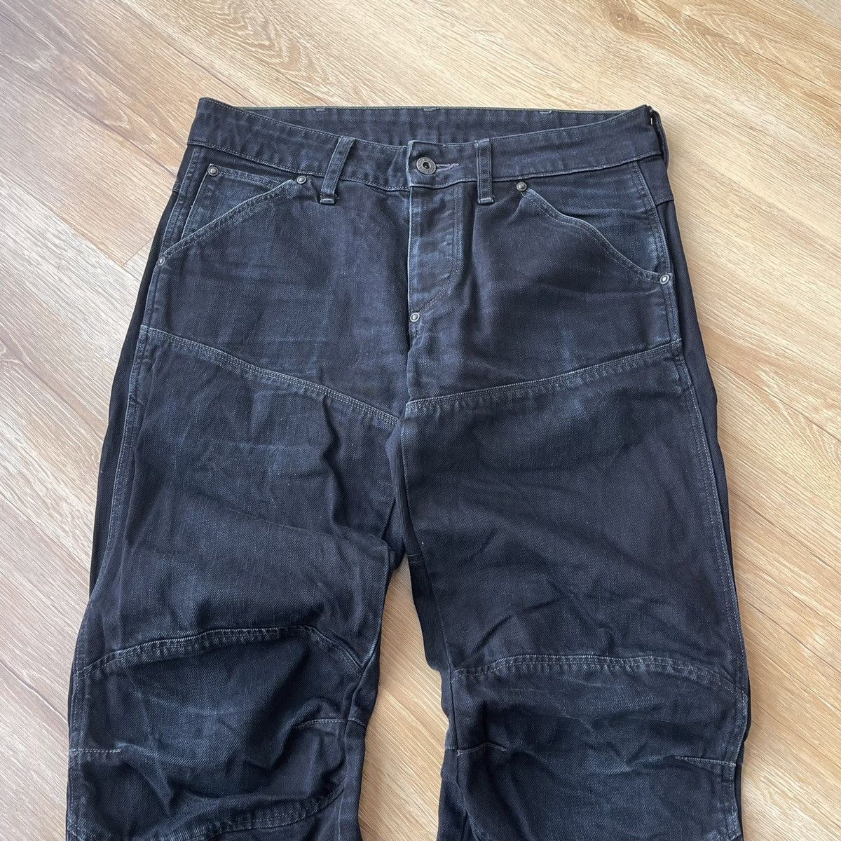 G-Star Vintage G Star Raw Distressed Knee Denim Jeans y2k drip Size US 30 / EU 46 - 9 Thumbnail