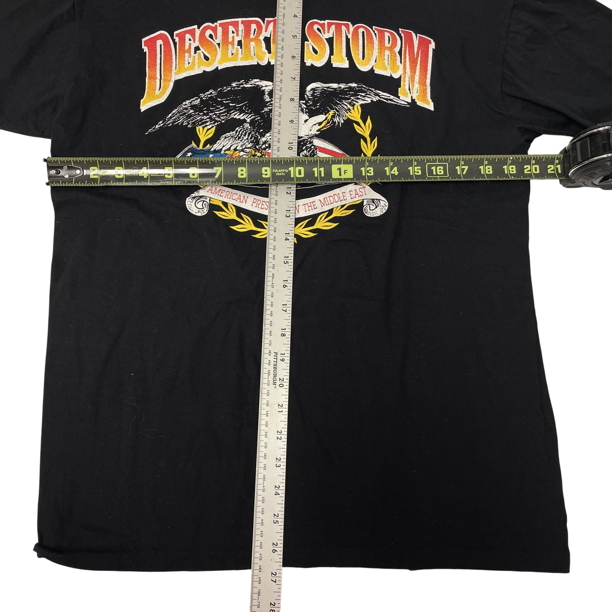 Other Vtg Jostens DESERT STORM War American Bald Eagle T shirt Size US L / EU 52-54 / 3 - 6 Thumbnail