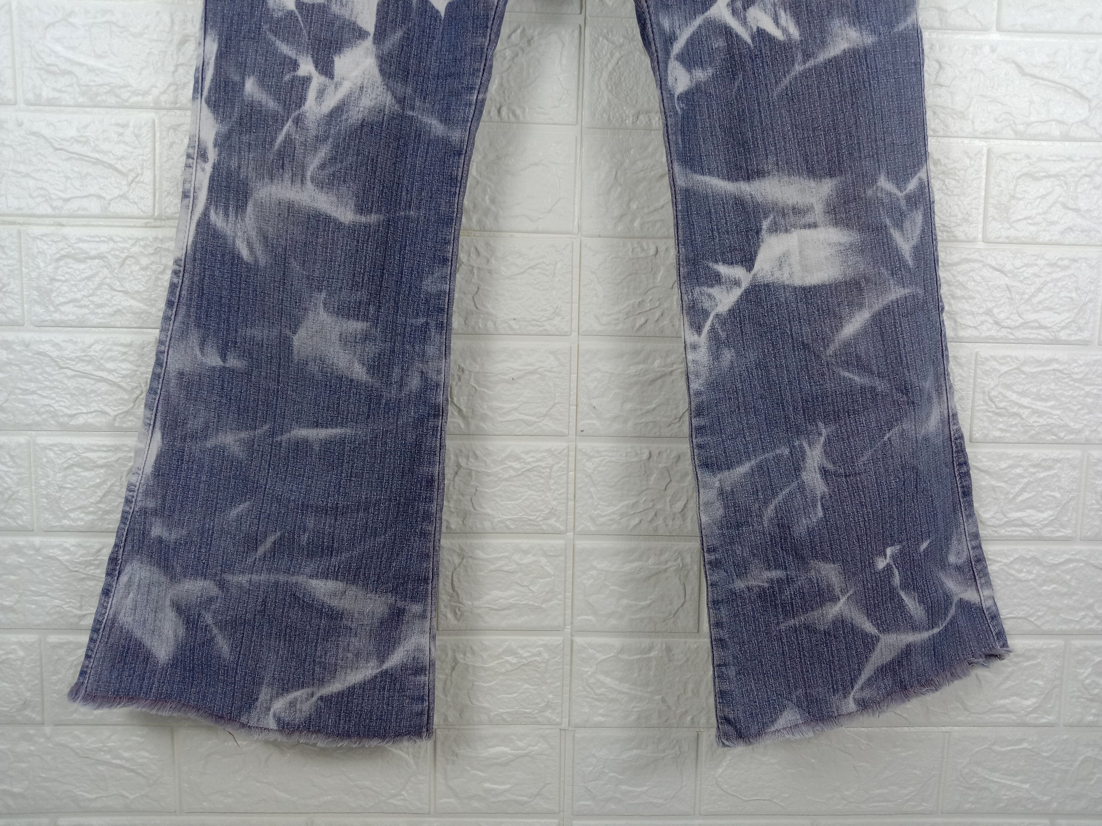 Beauty Beast Flare Jeans Japanese Bleach Bell Bottom Denim Size US 32 / EU 48 - 4 Thumbnail