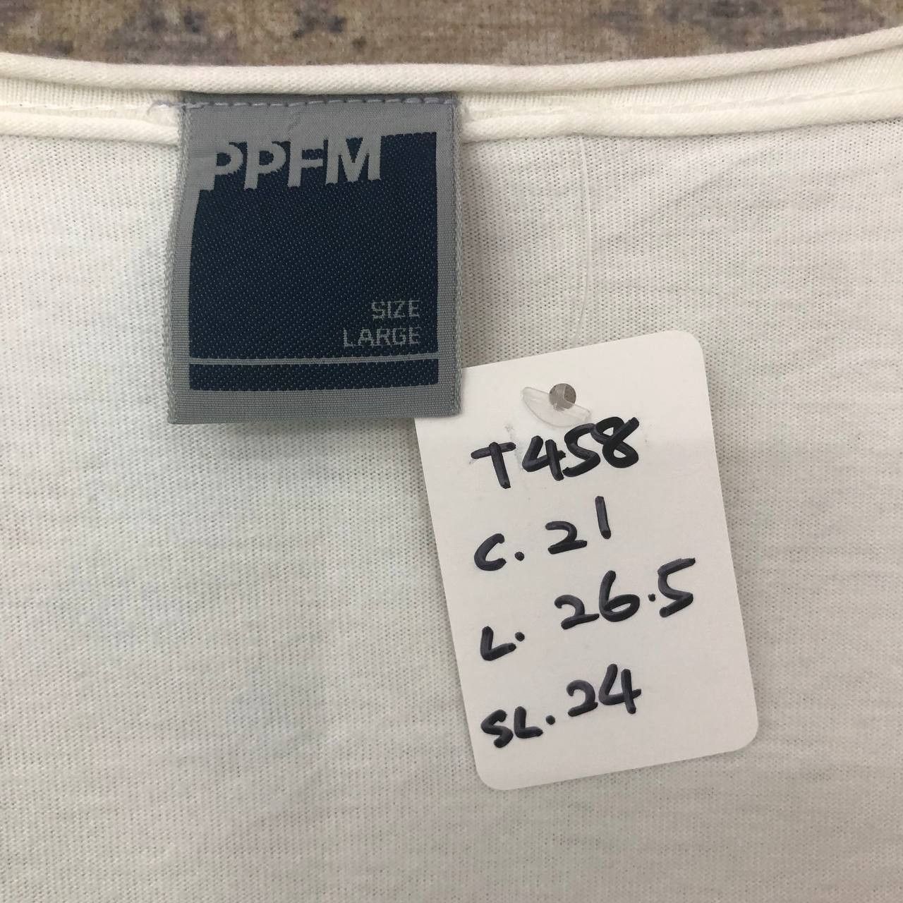 Japanese Brand T458 PPFM PUNK HARDCORE LONG SLEEVE TEE Size L / US 10 / IT 46 - 5 Thumbnail