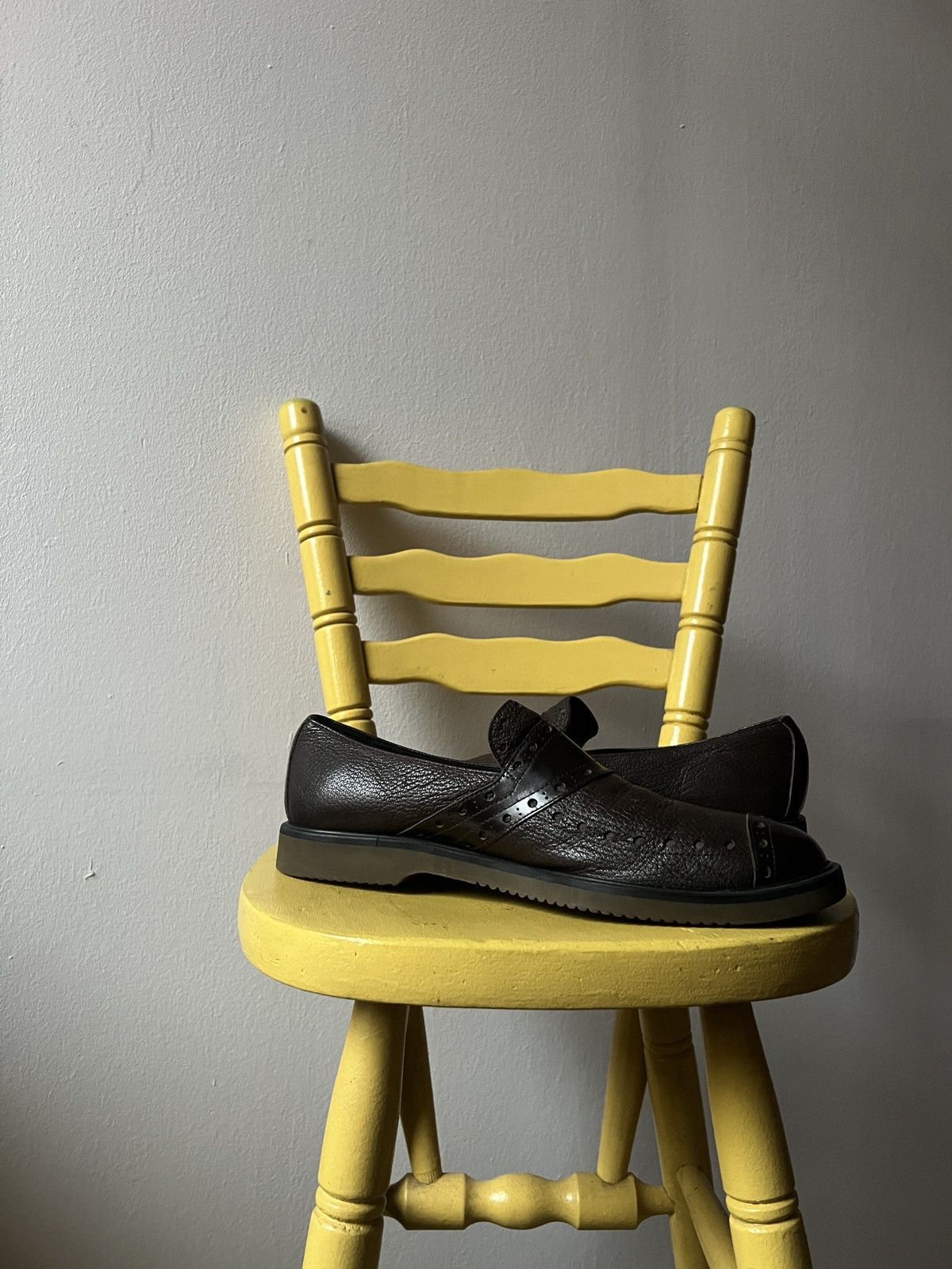 Comme des Garcons Homme Plus Comme Des Garçons Homme Plus Leather Slip-On Loafer Shoes Size US 9.5 / EU 42-43 - 15 Thumbnail