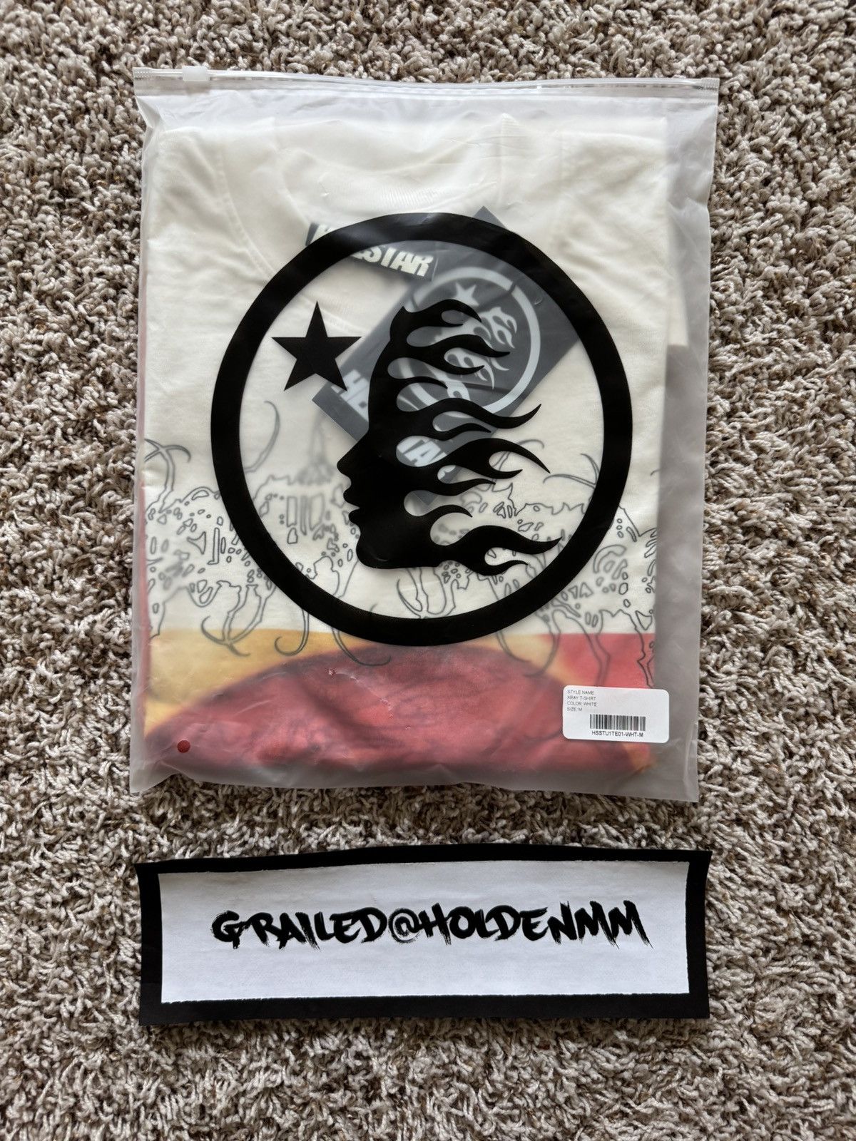 HELLSTAR Hellstar Blood Scan Tee Shirt White Size US M / EU 48-50 / 2 - 19 Thumbnail