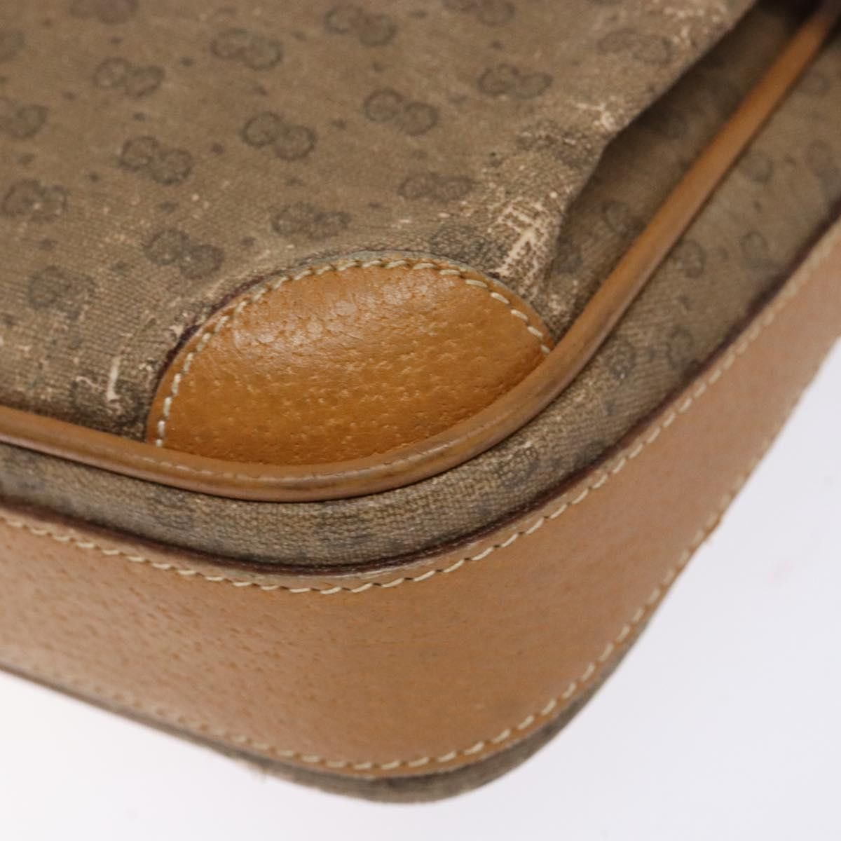 Gucci GUCCI Micro GG Supreme Shoulder Bag Pvc Beige Gold 007 904 Size ONE SIZE - 10 Thumbnail