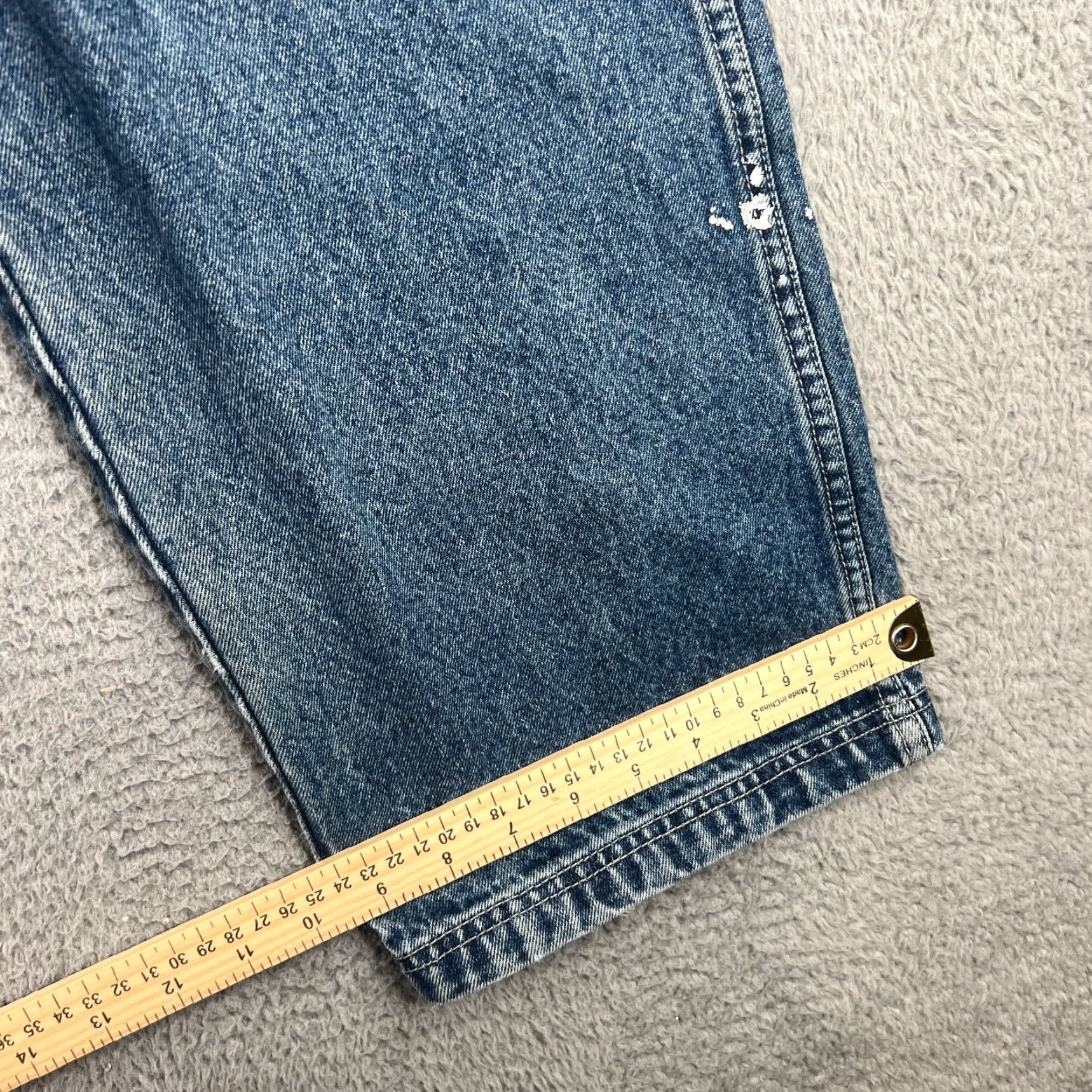 Vintage WILLIE ESCO Jeans 34 Blue Wide-Leg Streetwear Hip Hop Regular Fit Mens Size US 34 / EU 50 - 7 Thumbnail