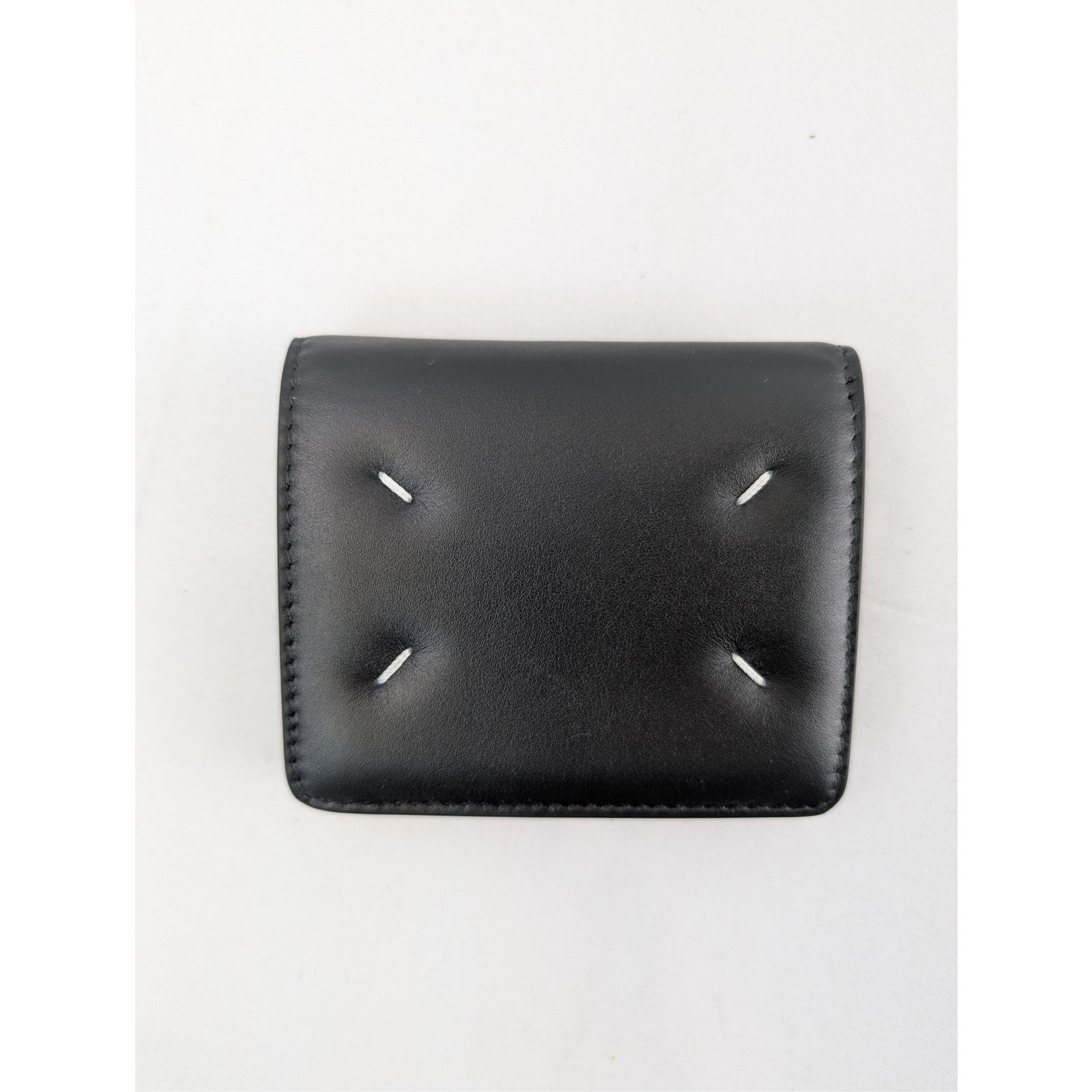Maison Margiela o1rshd1 Size: OS / Four Stitch Bi-Fold Wallet in Black Size ONE SIZE - 2 Thumbnail