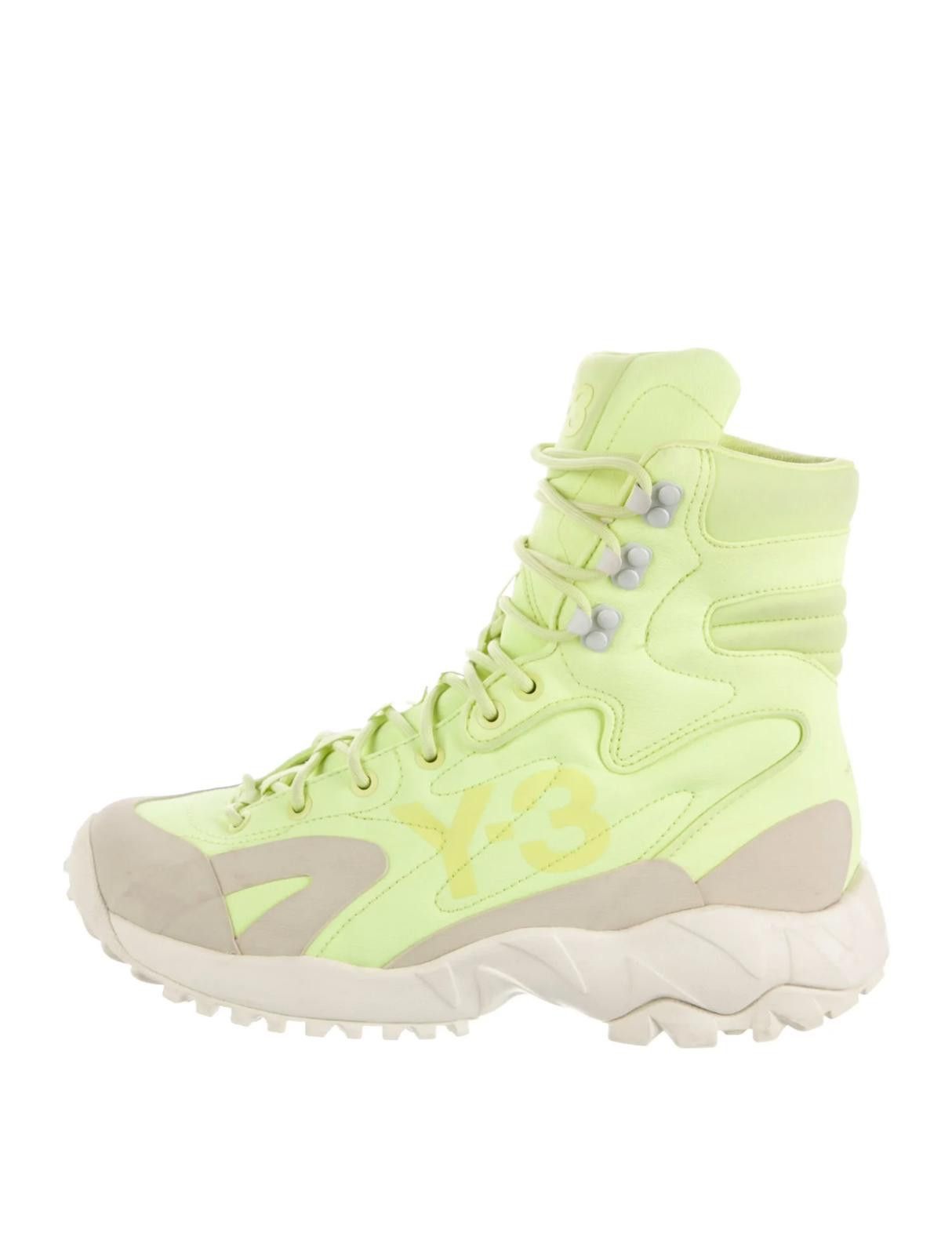 Y-3 Y-3 Colorblock Pattern Lace-Up Boots Women's Size: 8.5 Size US 8.5 / IT 38.5 - 1 Thumbnail