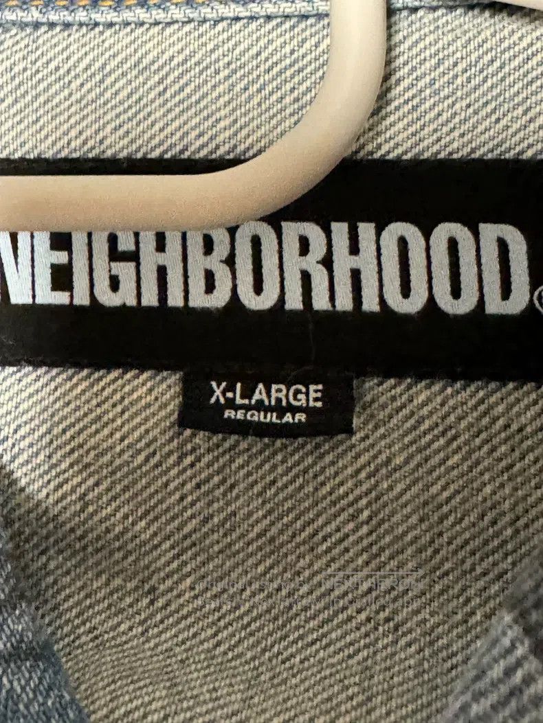 Neighborhood Neighborhood Graffiti Washed Denim Jacket, Light Blue Wash Size US XL / EU 56 / 4 - 3 Thumbnail