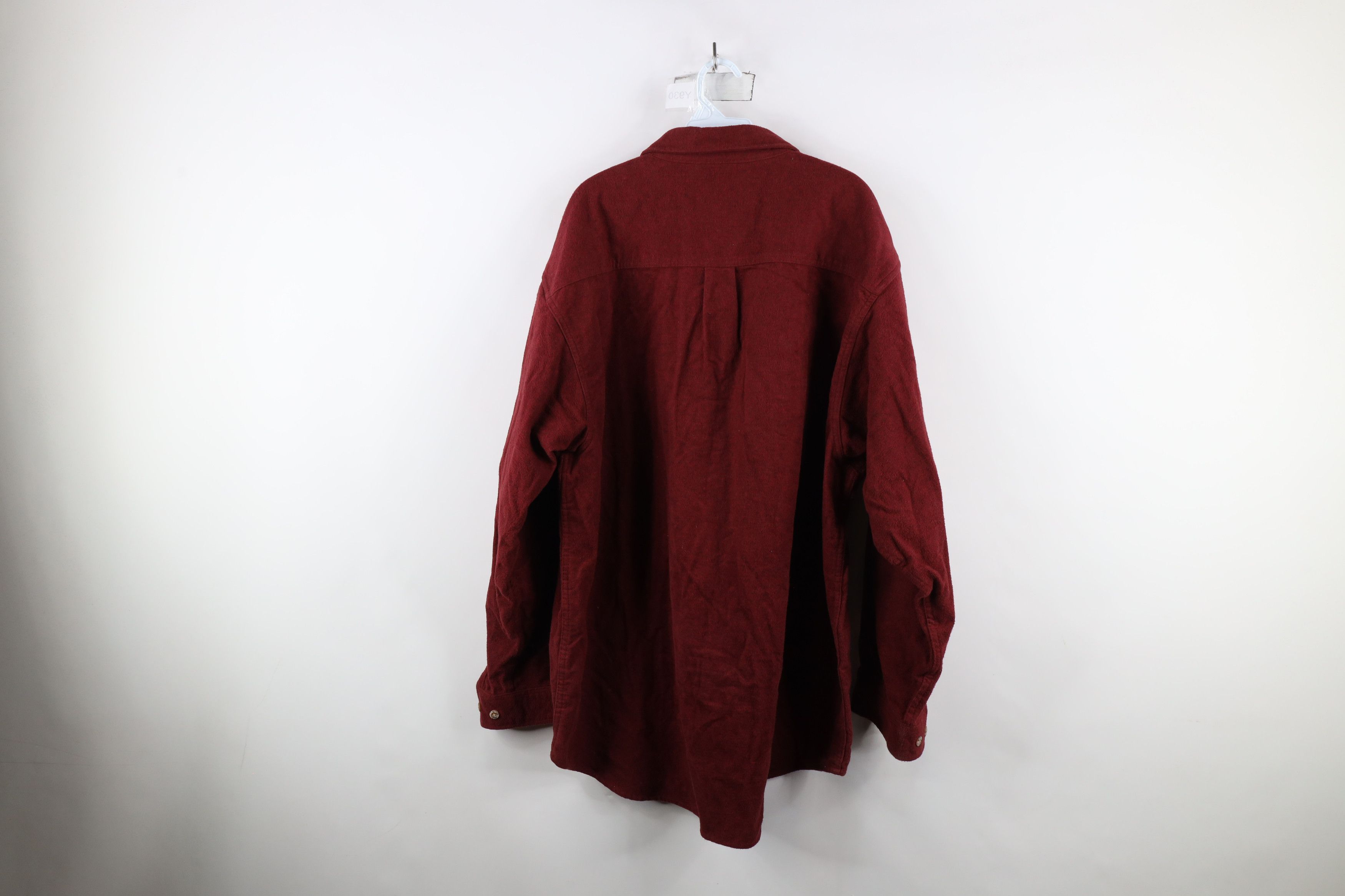 Vintage Vintage 90s Streetwear Heavyweight Chamois Button Shirt Size US XXL / EU 58 / 5 - 7 Thumbnail