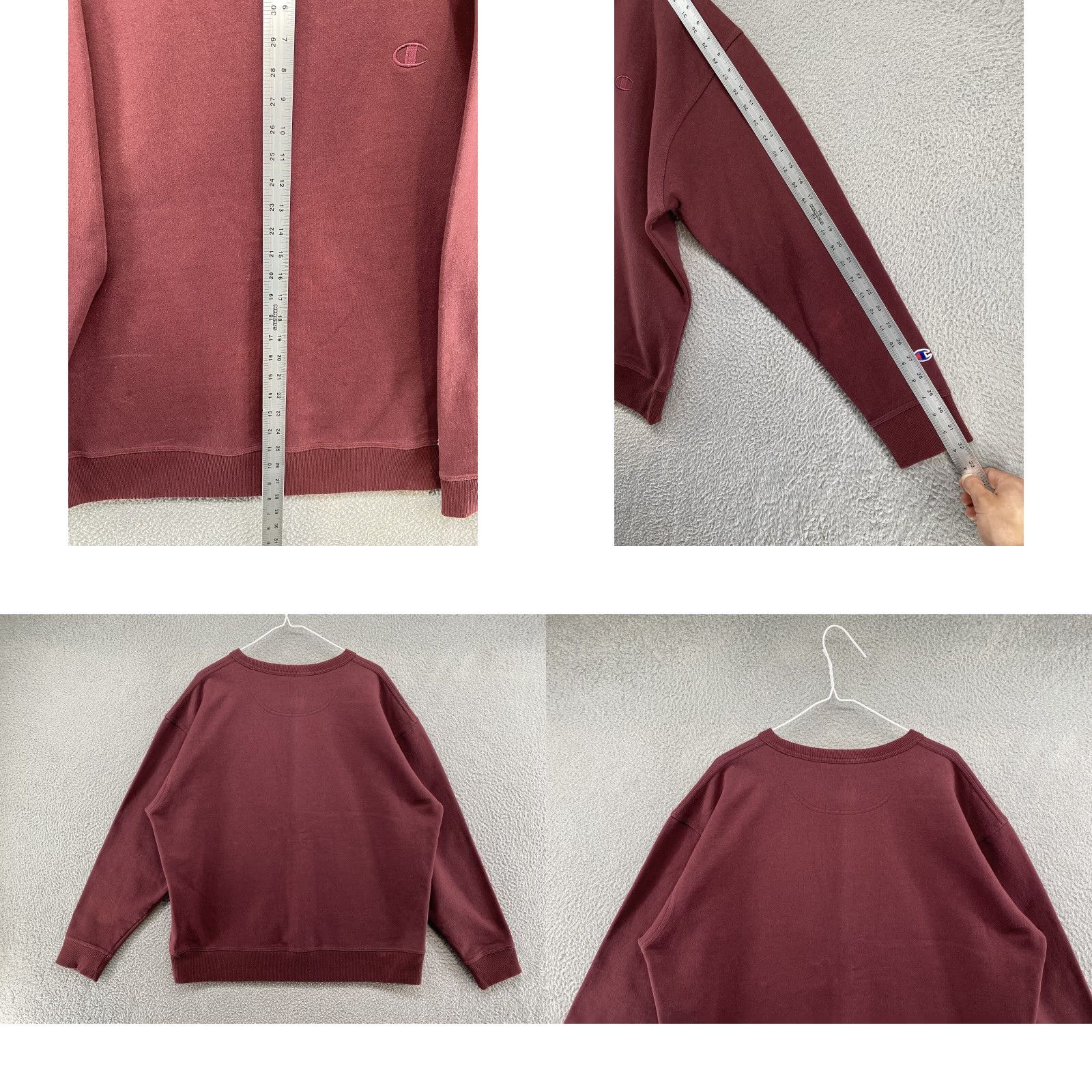 Champion VINTAGE Champion Crewneck Sweatshirt Mens Small Logo XL Red 90s Logo Vintage Mens Sweatshirt Crew Neck XL Champion Shirt Size US XL / EU 56 / 4 - 8 Thumbnail