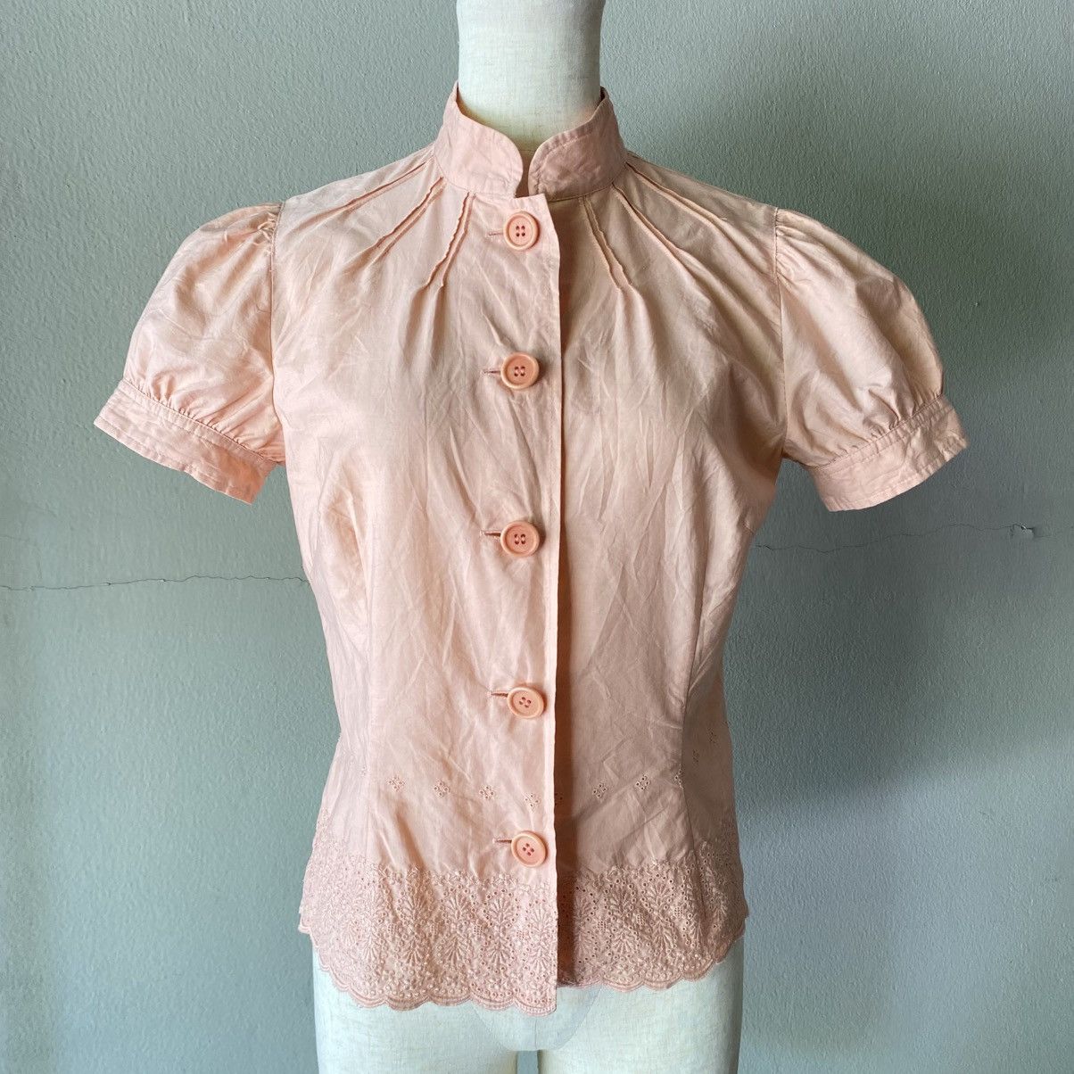 Paul Smith Paul Smith Peach Puff Blouse Size S / US 4 / IT 40 - 8 Thumbnail