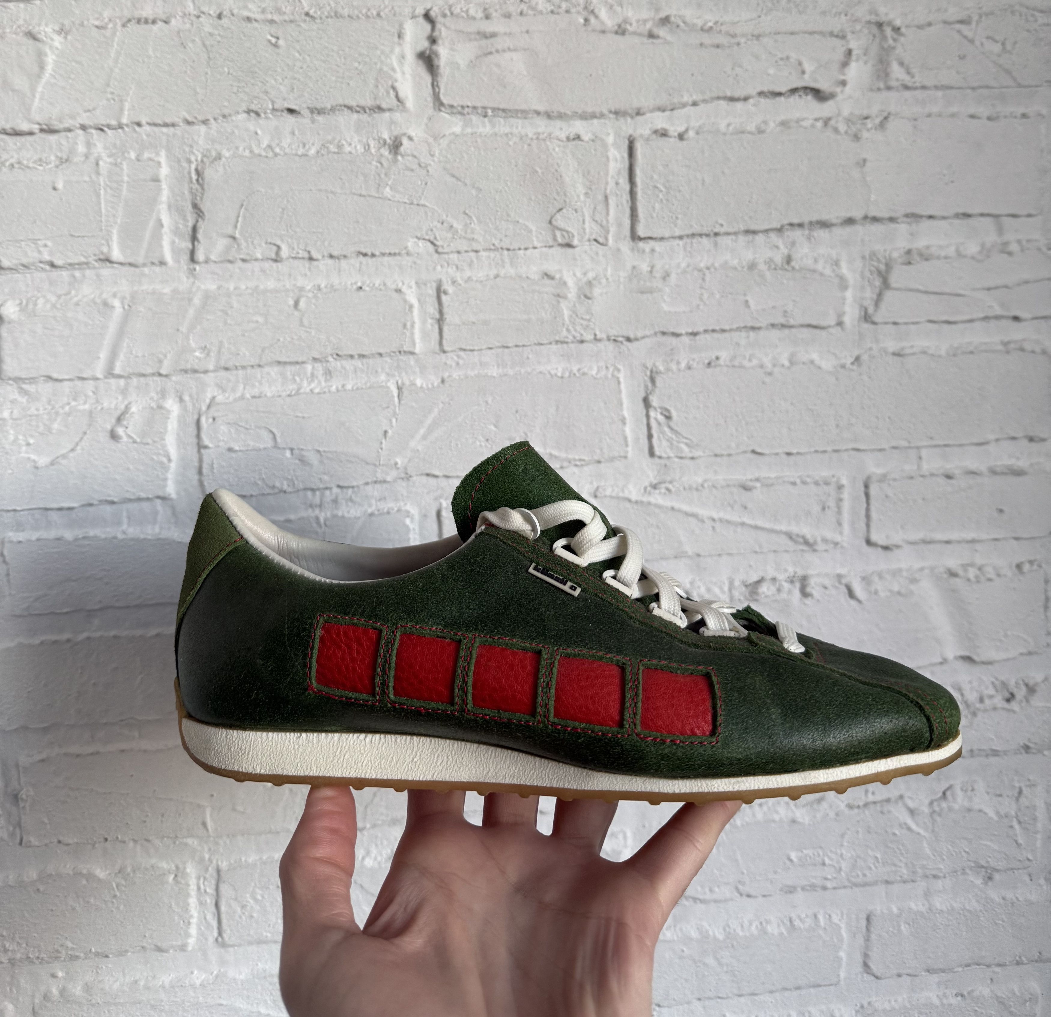 Other Kunzli Swiss made classic leather sneakers green red Size US 6.5 / EU 39-40 - 1 Thumbnail