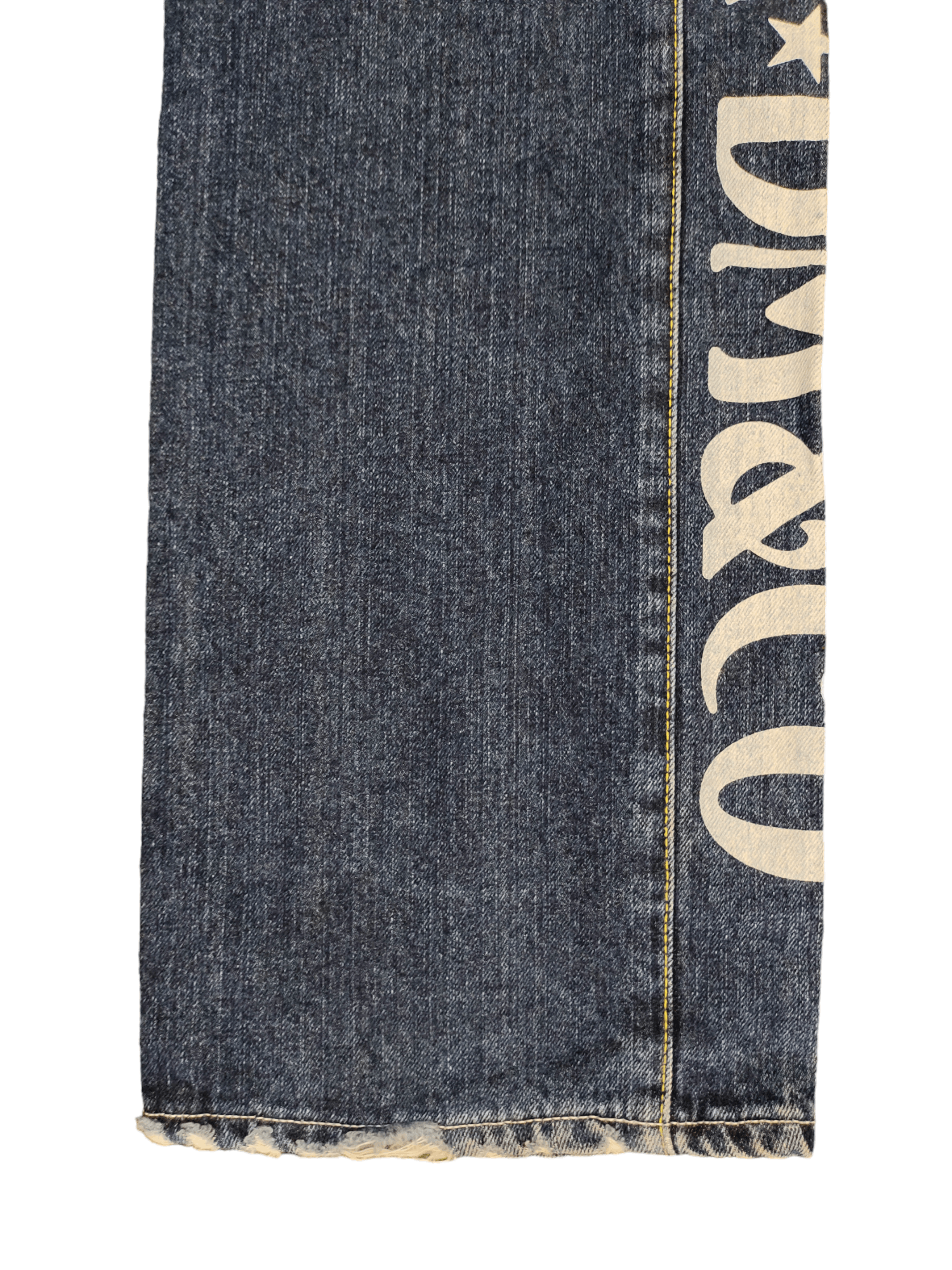 Comme des Garcons × Undercover Loose Jeans Cocolulu Spell Out Wide Leg Denim Y2k Jnco Size US 31 - 15 Thumbnail