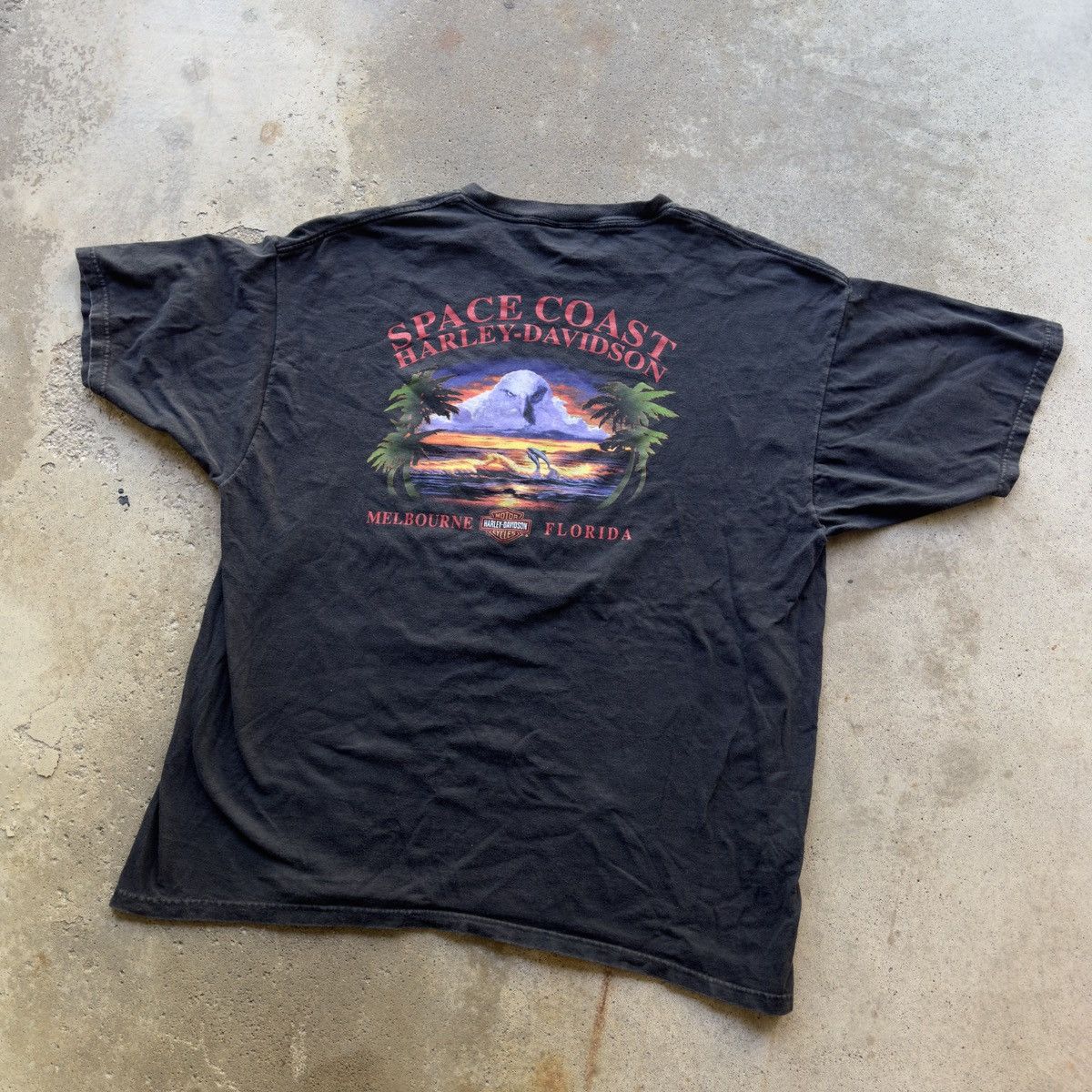 Harley Davidson Vintage Harley Davidson Chrome Logo Tee Size US XXL / EU 58 / 5 - 10 Thumbnail