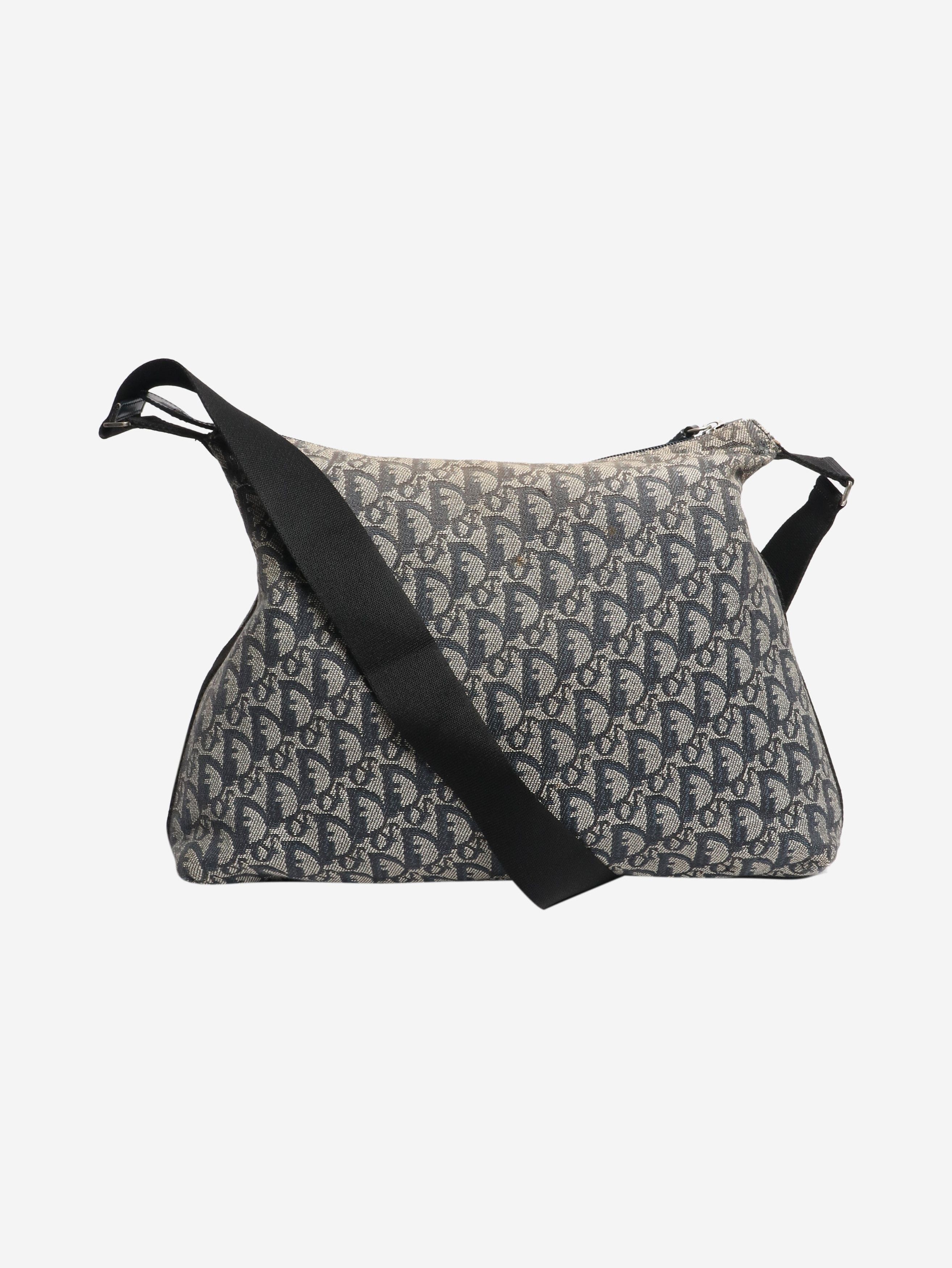 Dior Blue vintage 2001 Trotter canvas shoulder bag Size ONE SIZE - 1 Thumbnail