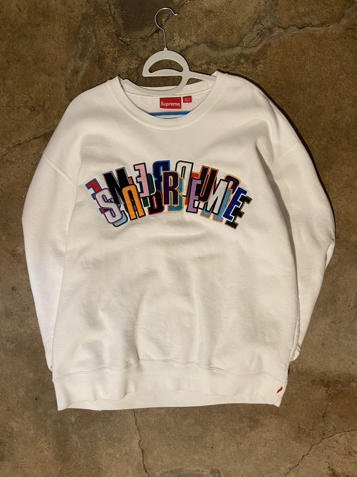 Supreme Stacked Crewneck | Grailed