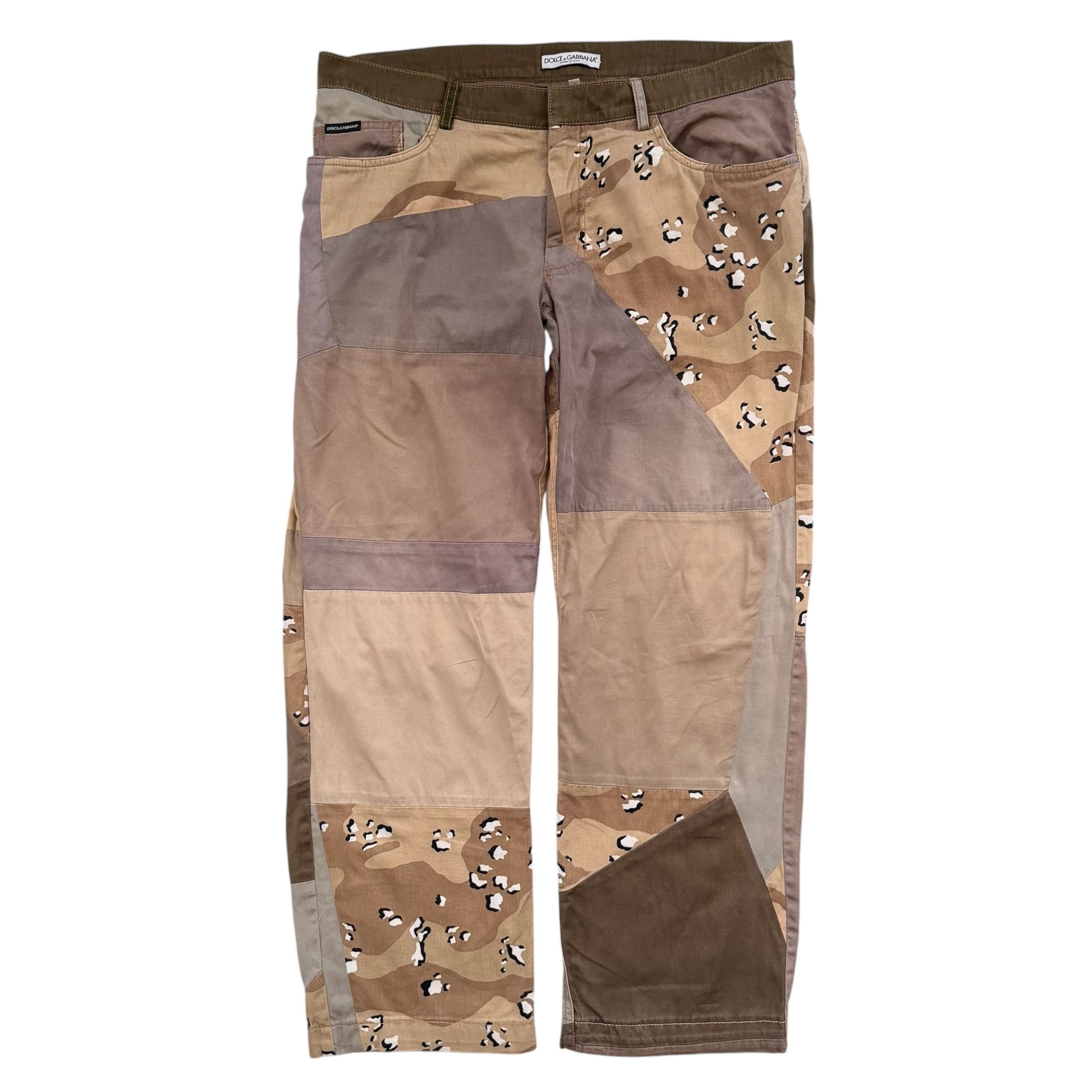 Dolce & Gabbana DOLCE & GABBANA VINTAGE CAMO PANTS Size US 38 / EU 54 - 1 Thumbnail