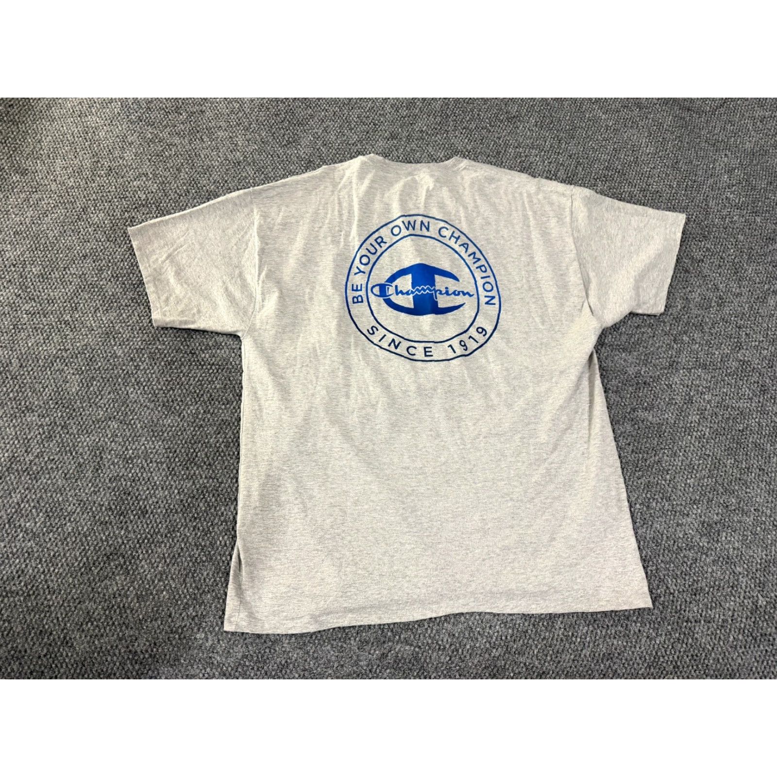 Champion Champion T Shirt Mens 2XL Gray Graphic Logo Short Sleeve Athletic Size US XXL / EU 58 / 5 - 2 Thumbnail
