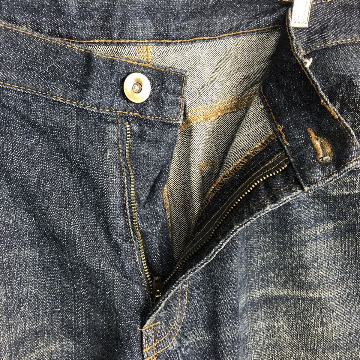Japanese Brand Japanese Brand Blue Denim Pants #7579 Size US 37 - 11 Thumbnail