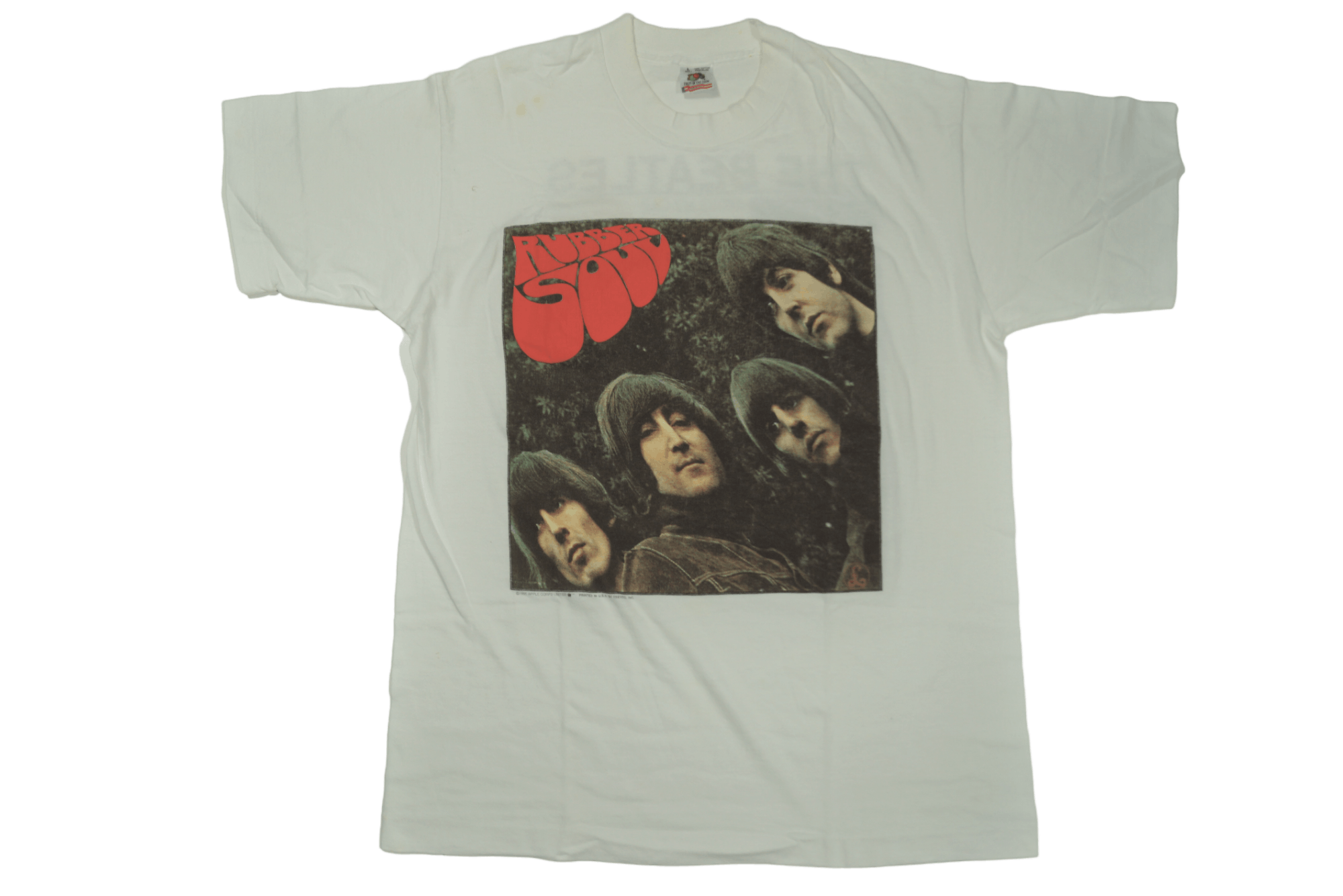 Fruit of the Loom The Beatles White T Shirt Mens Size XL