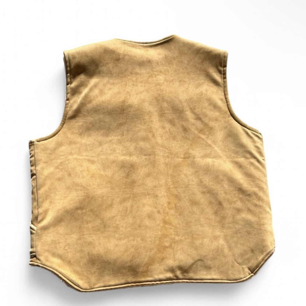 Swingster × Vintage VTG 70s Swigster Sherpa Ranch Western Suede Vest Men's XL Size US XL / EU 56 / 4 - 2 Thumbnail