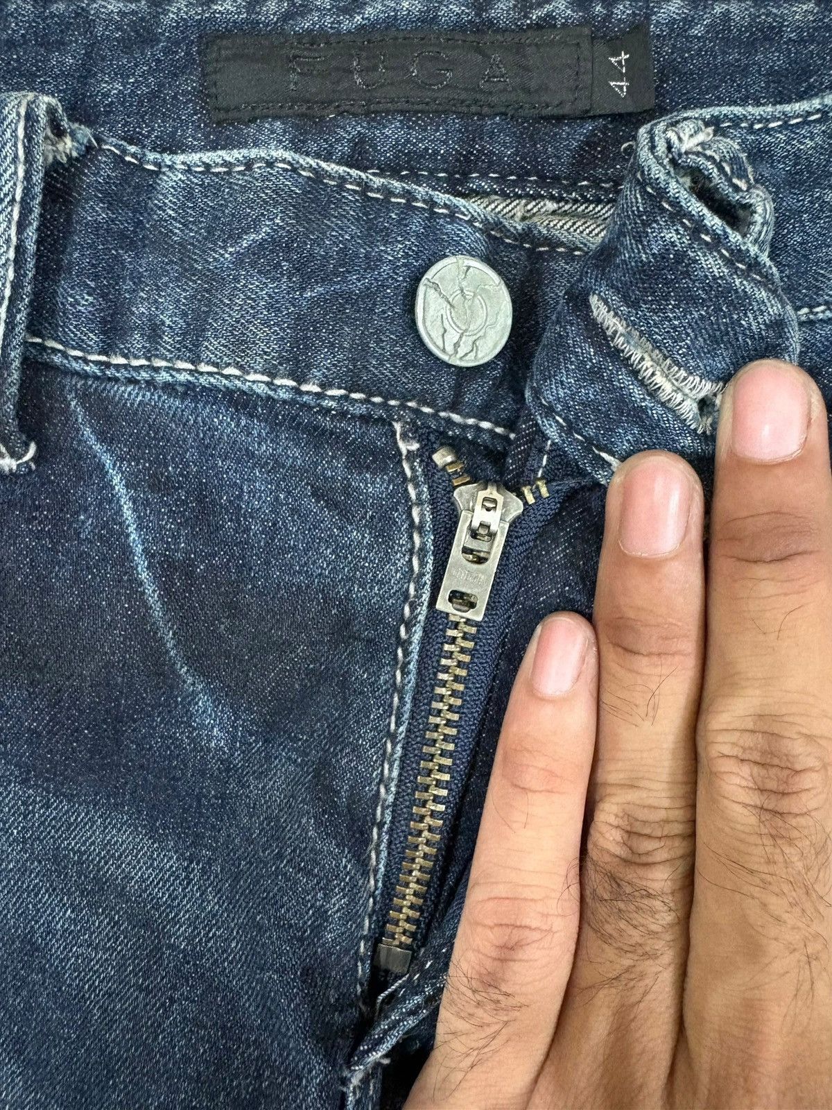 Levi's Vintage Japanese Fuga Stacked Indigo Wash Slim Jeans Size US 30 / EU 46 - 3 Thumbnail