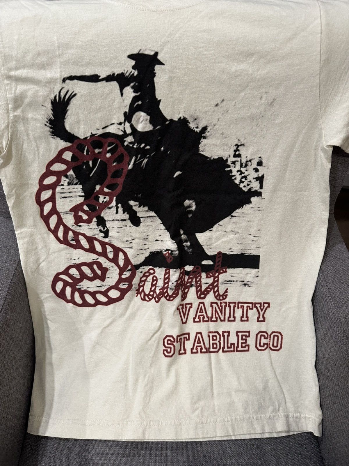 Saint Vanity Saint Vanity Cream Stable Tee Size US L / EU 52-54 / 3 - 1 Thumbnail