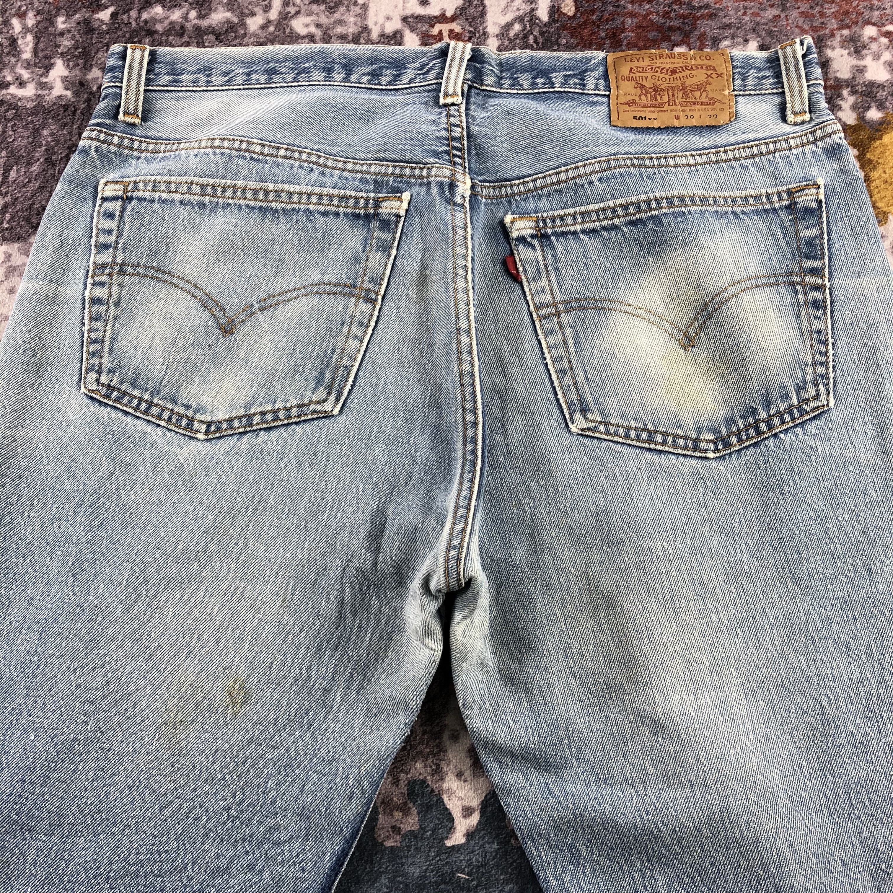 Levi's Vintage 90s Levis 501 Jeans-JM2766 Size US 36 / EU 52 - 5 Thumbnail