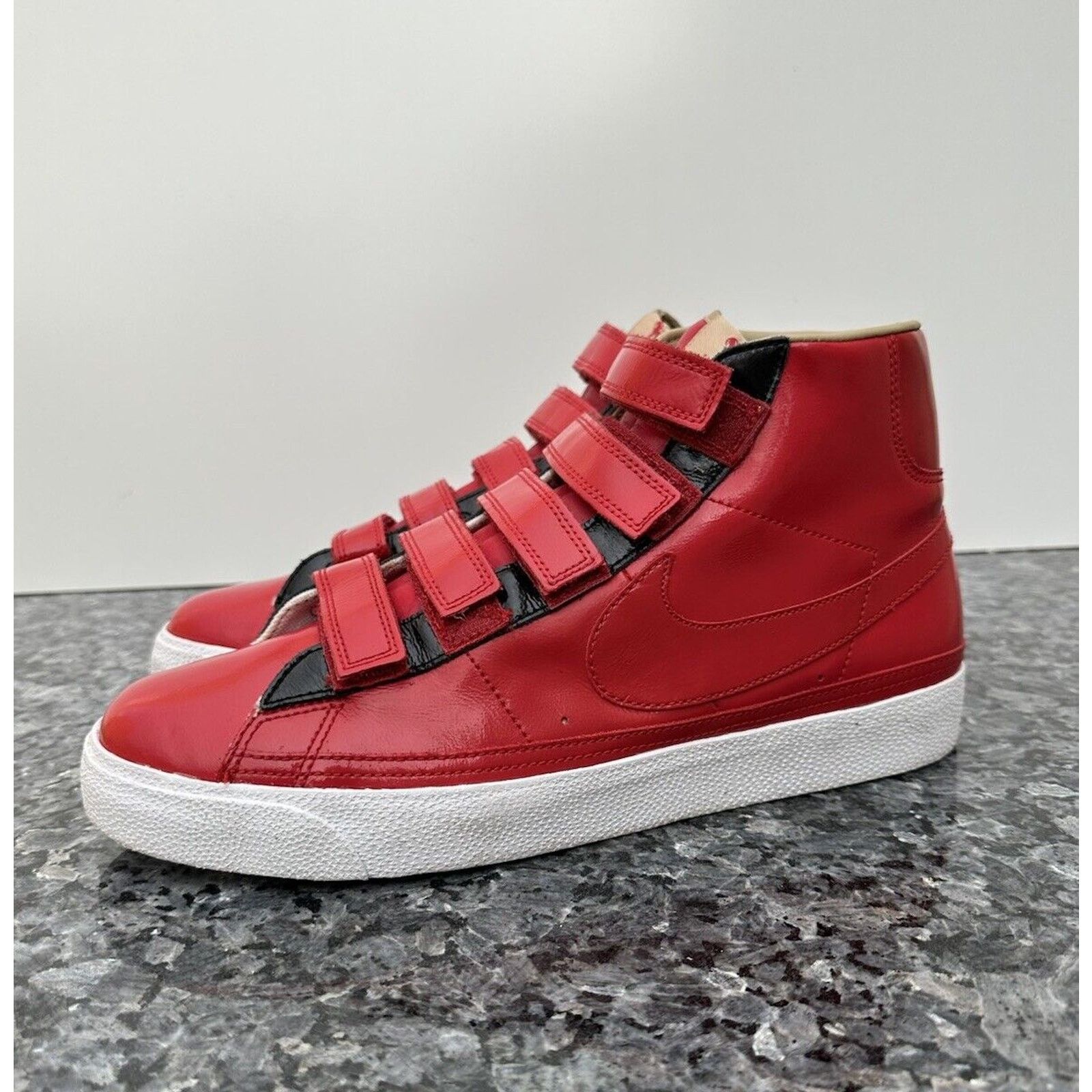 Nike 2009 Nike Blazer AC High Varsity Red Enamel Men’s SZ 11 Size US 11 / EU 44 - 2 Thumbnail