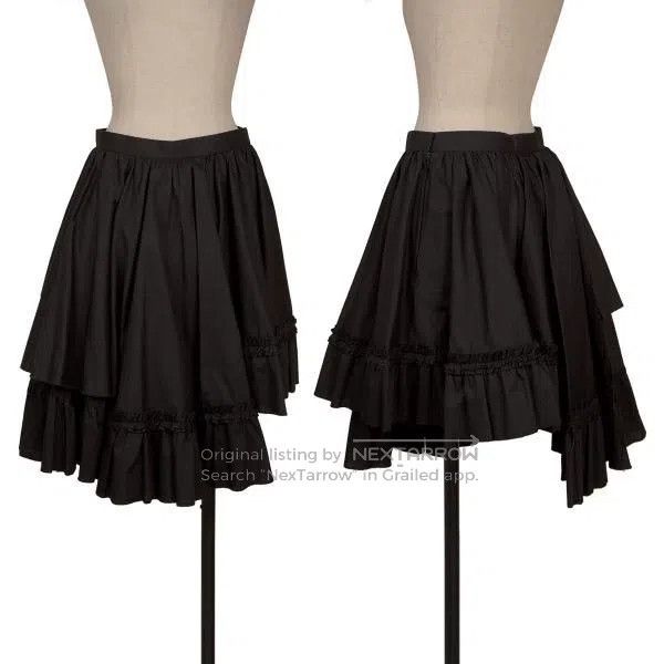 Comme des Garcons Comme Des Garcons size S Black Retro Design Skirt Size 25" / US 0 / IT 36 - 1 Thumbnail