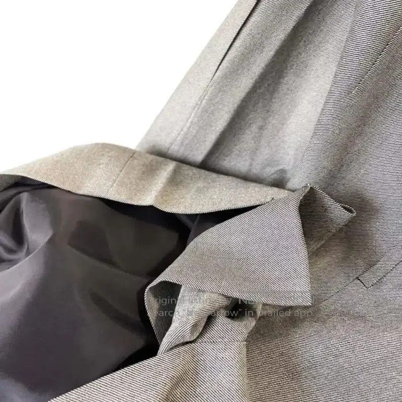 Dior Dior Gray Wool Midi Skirt for Women . Size 23" - 5 Thumbnail