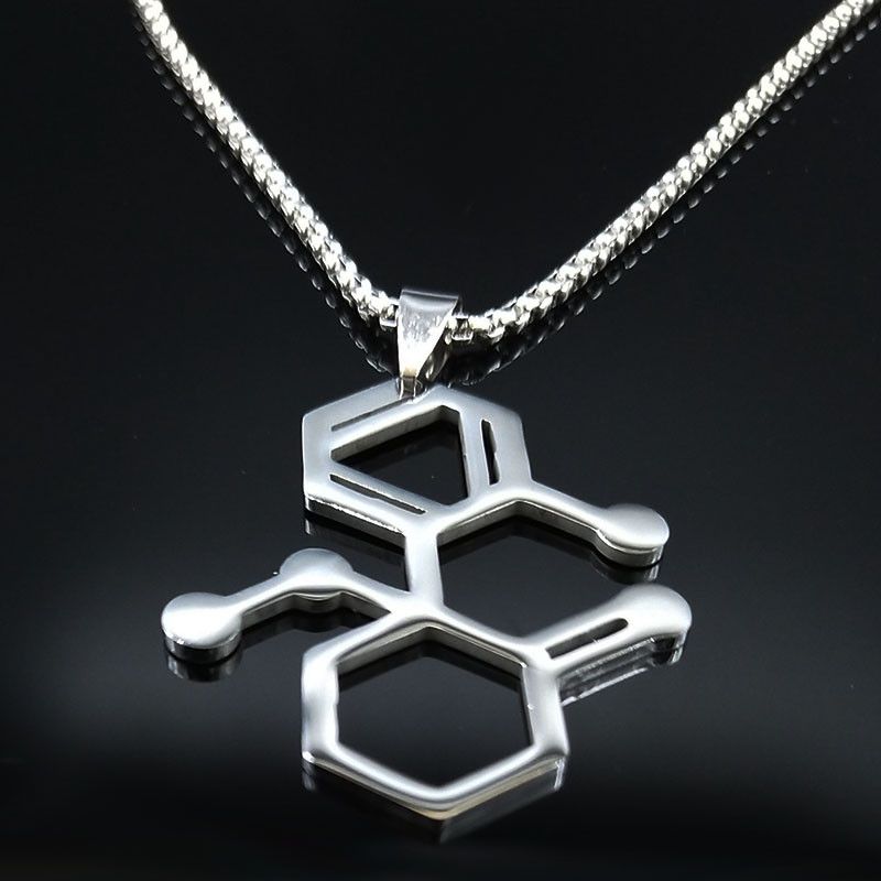 Jewelry Multipolar Neutron Biology Shape Chain Necklace Size ONE SIZE - 3 Thumbnail