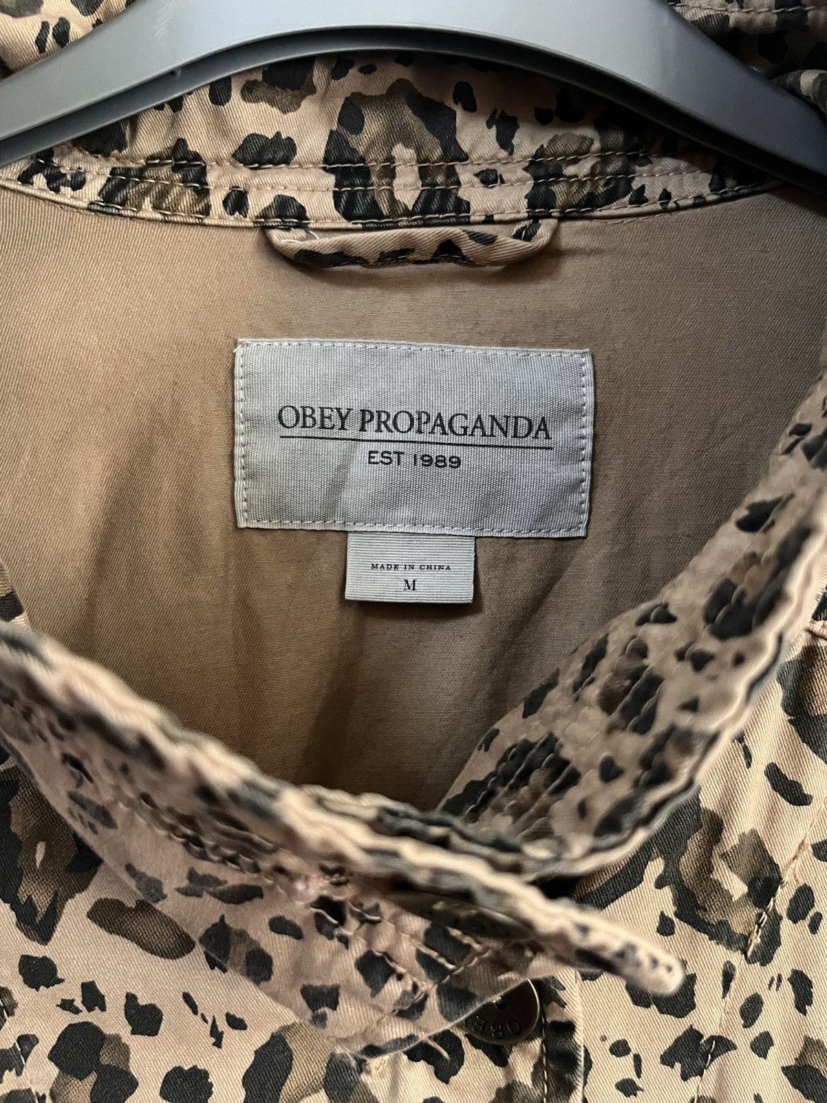 Obey Obey propaganda leopard punk #E5 Size US M / EU 48-50 / 2 - 8 Thumbnail