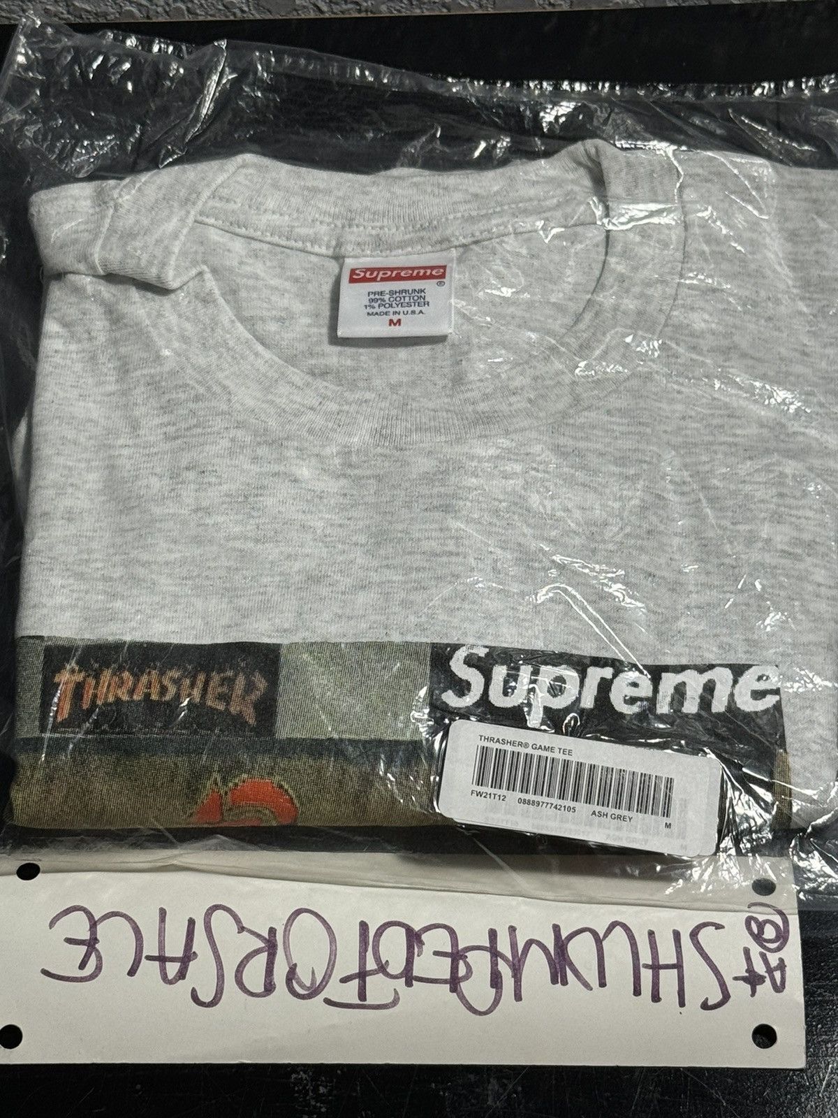 Supreme × Thrasher Supreme Thrasher Game tee Size US M / EU 48-50 / 2 - 1 Thumbnail