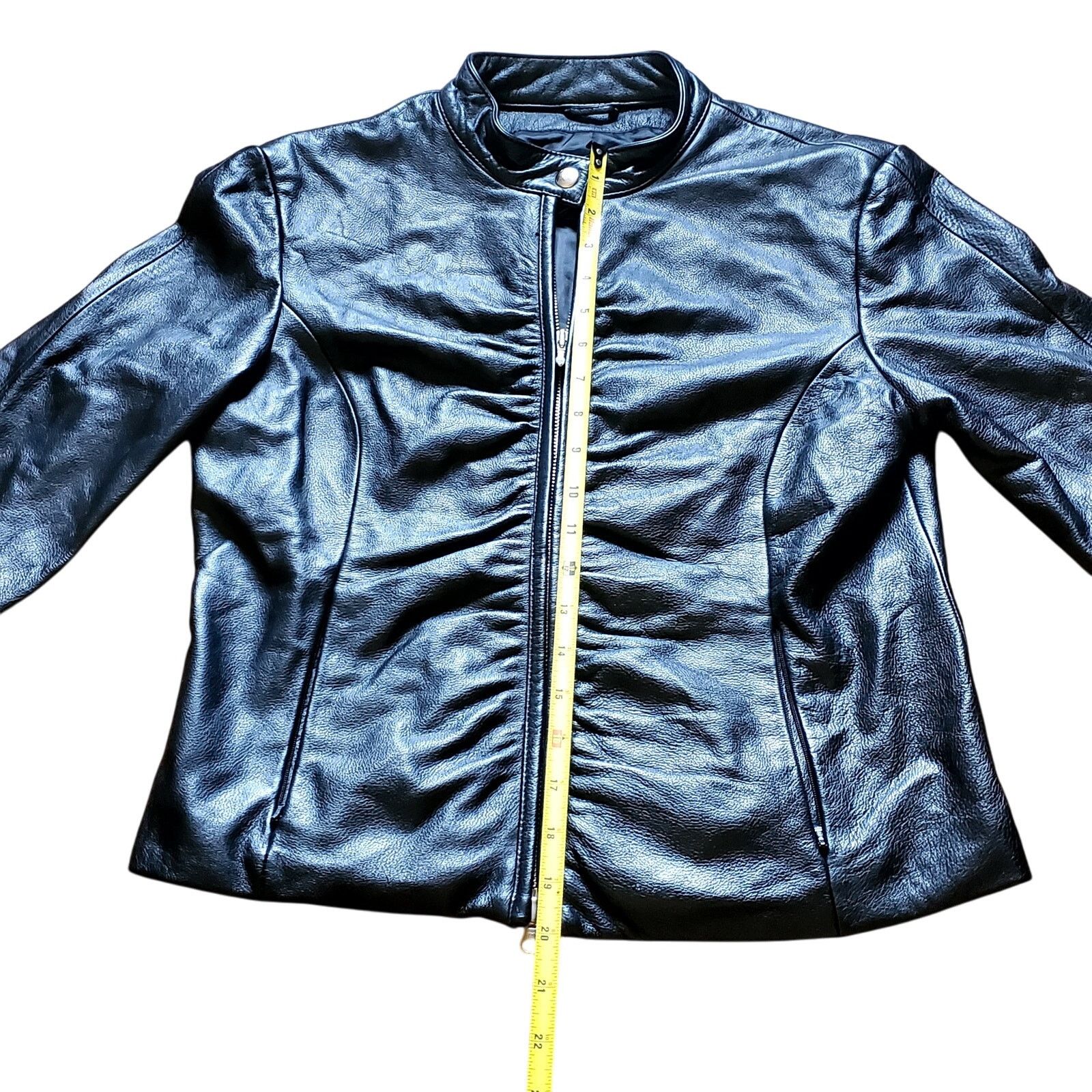 Wilsons Leather Wilsons Leather Maxima Black Leather Jacket Outerwear M Size M / US 6-8 / IT 42-44 - 2 Thumbnail