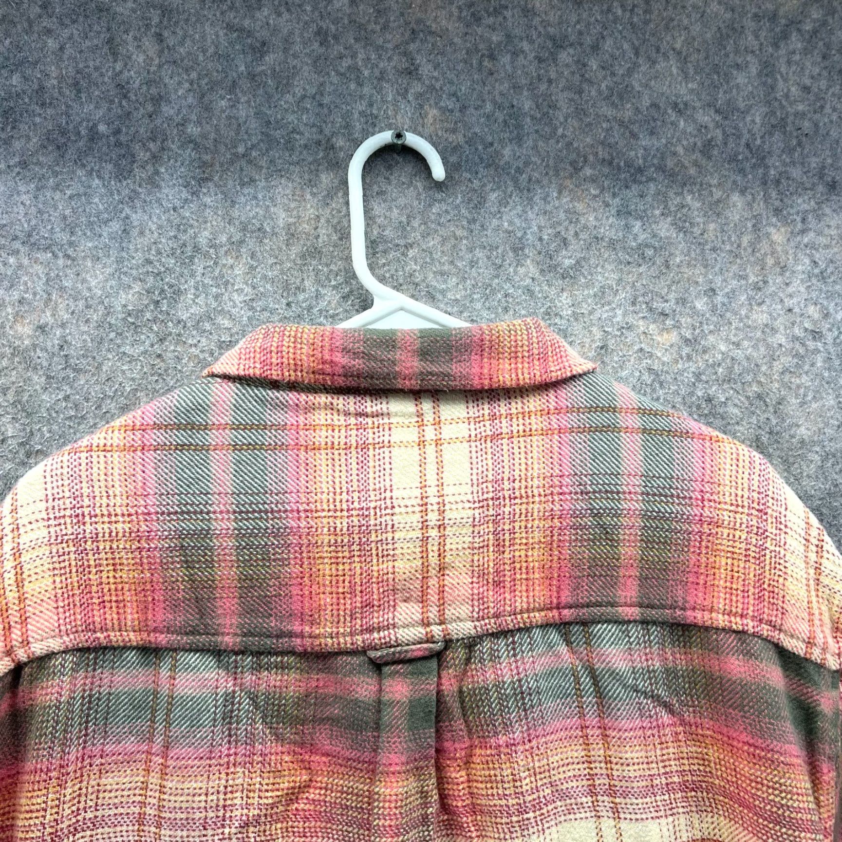 American Eagle Outfitters VINTAGE American Eagle Outfitters Shirt Men XL Plaid Button-Down Collar Long Sleeve Pink Flannel Preppy Size US XL / EU 56 / 4 - 7 Thumbnail