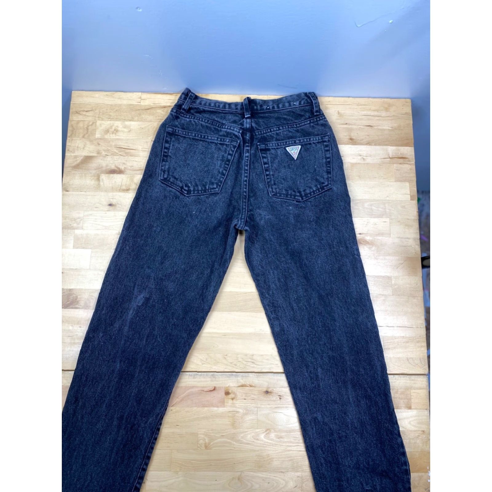 Guess GUESS Jeans Black Size 28 High Rise Denim USA Womens Tapered Size 28" / US 6 / IT 42 - 3 Thumbnail