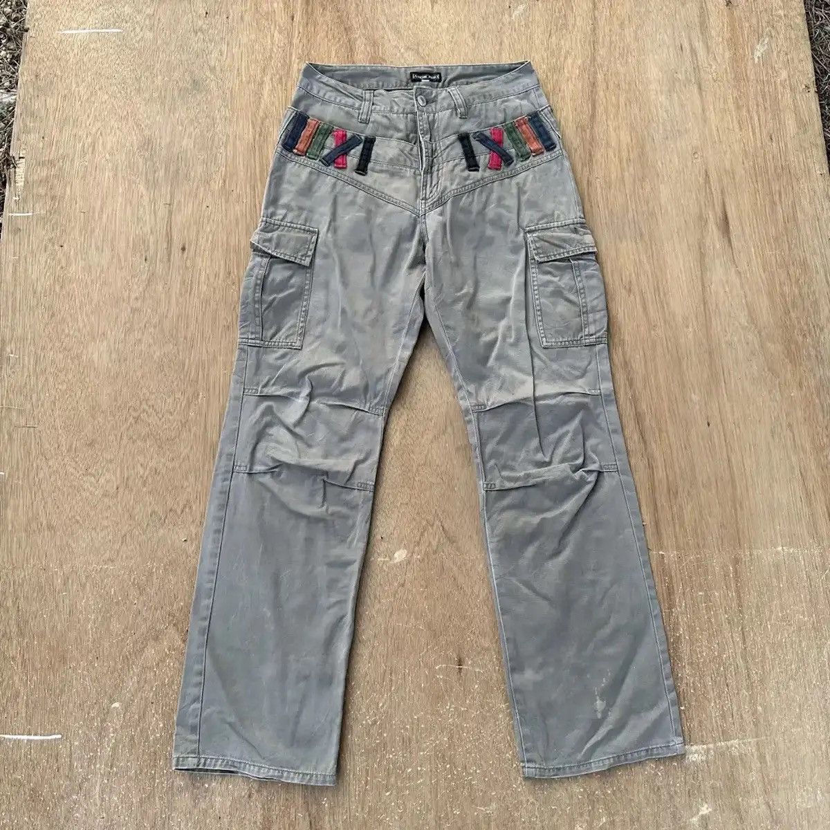 Edition Japan AMORE PURE VINTAGE DOUBLE WAIST JAPANESE TROUSERS FADED PANT Size US 28 / EU 44 - 1 Thumbnail