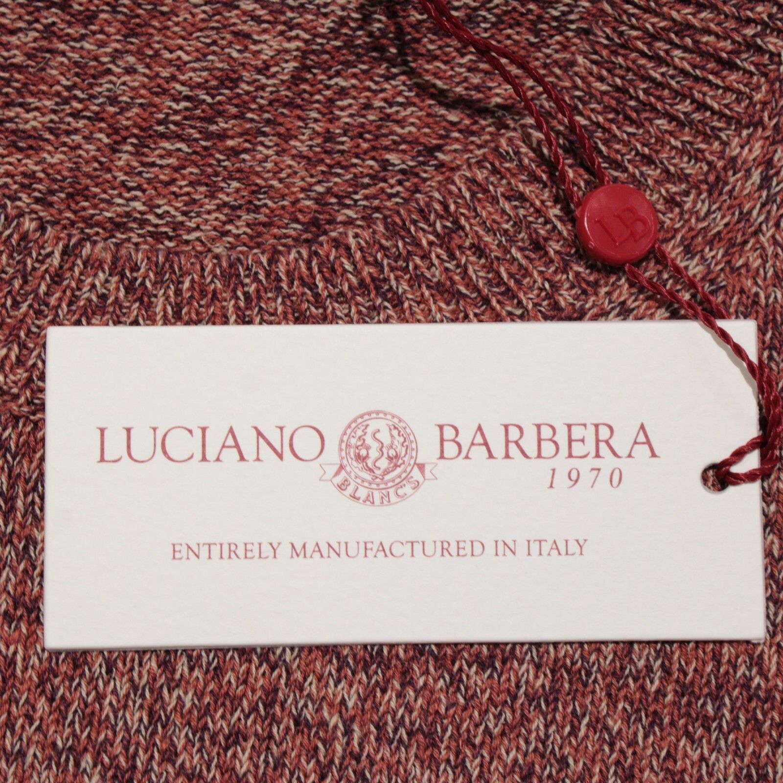 Luciano Barbera Luciano Barbera Sweater Size US M in Orange Size US M / EU 48-50 / 2 - 2 Thumbnail